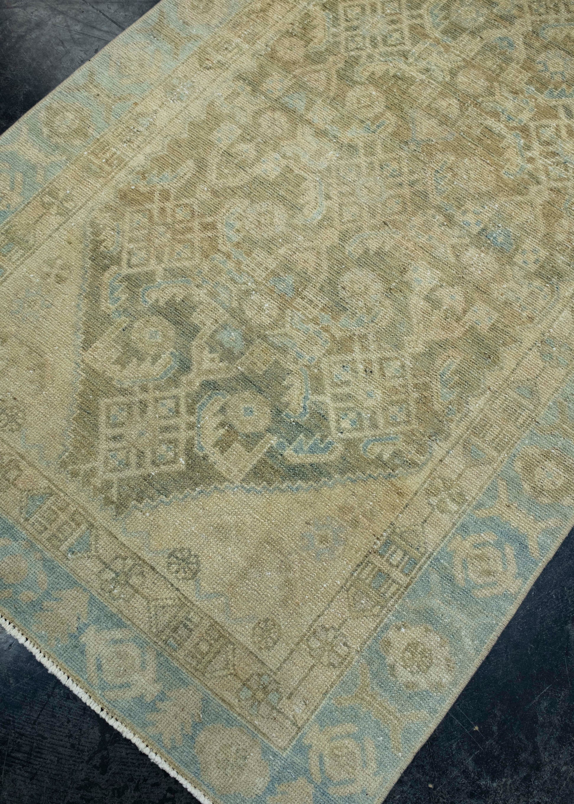 Turkish Vintage Anatolian Runner Rug 3'2" x 16'1" #17975
