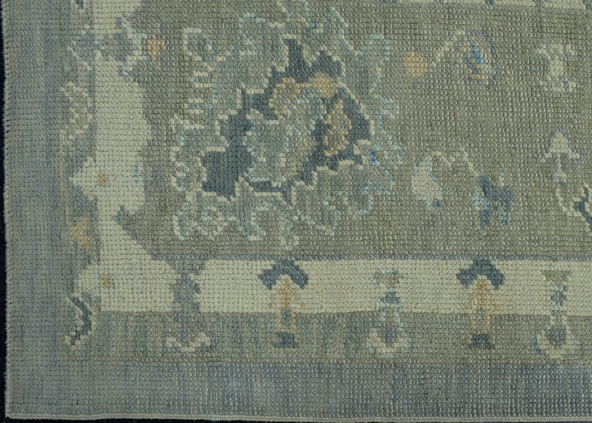 Turkish Oushak Square Rug 8'3" x 7'9" #18104