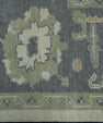 Turkish Oushak Square Rug 8'8" x 7'9" #18126