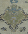 Turkish Oushak Square Rug 8'8" x 7'9" #18126