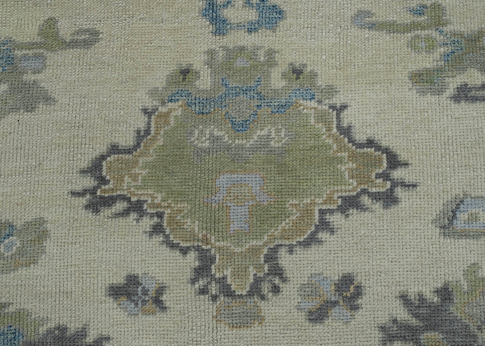Turkish Oushak Square Rug 8'8" x 7'9" #18126