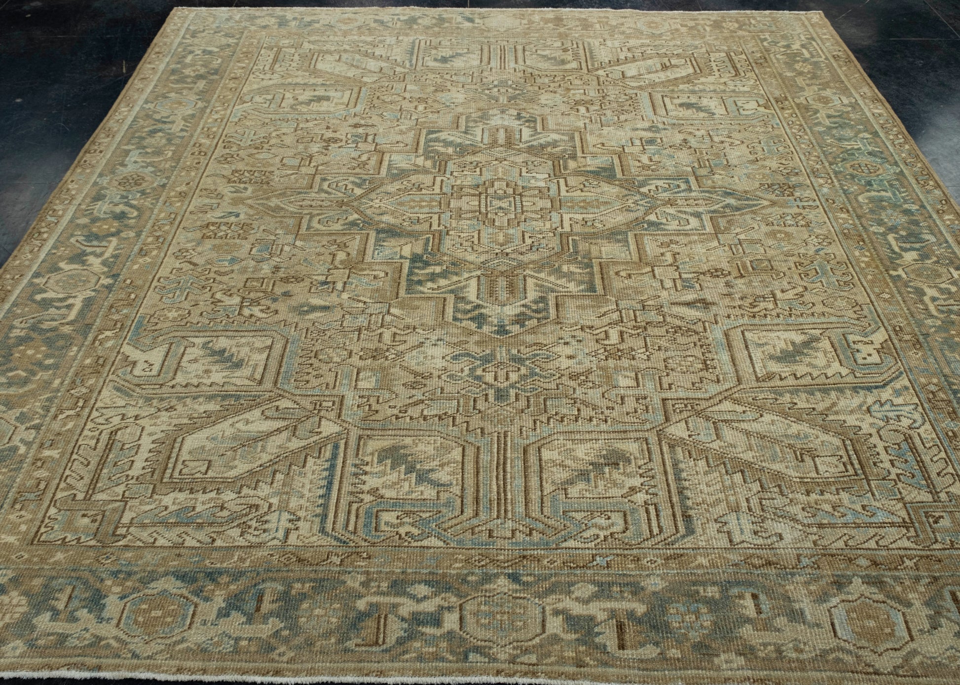 Turkish Vintage Anatolian Square Rug 8'2" x 8'2" #18021