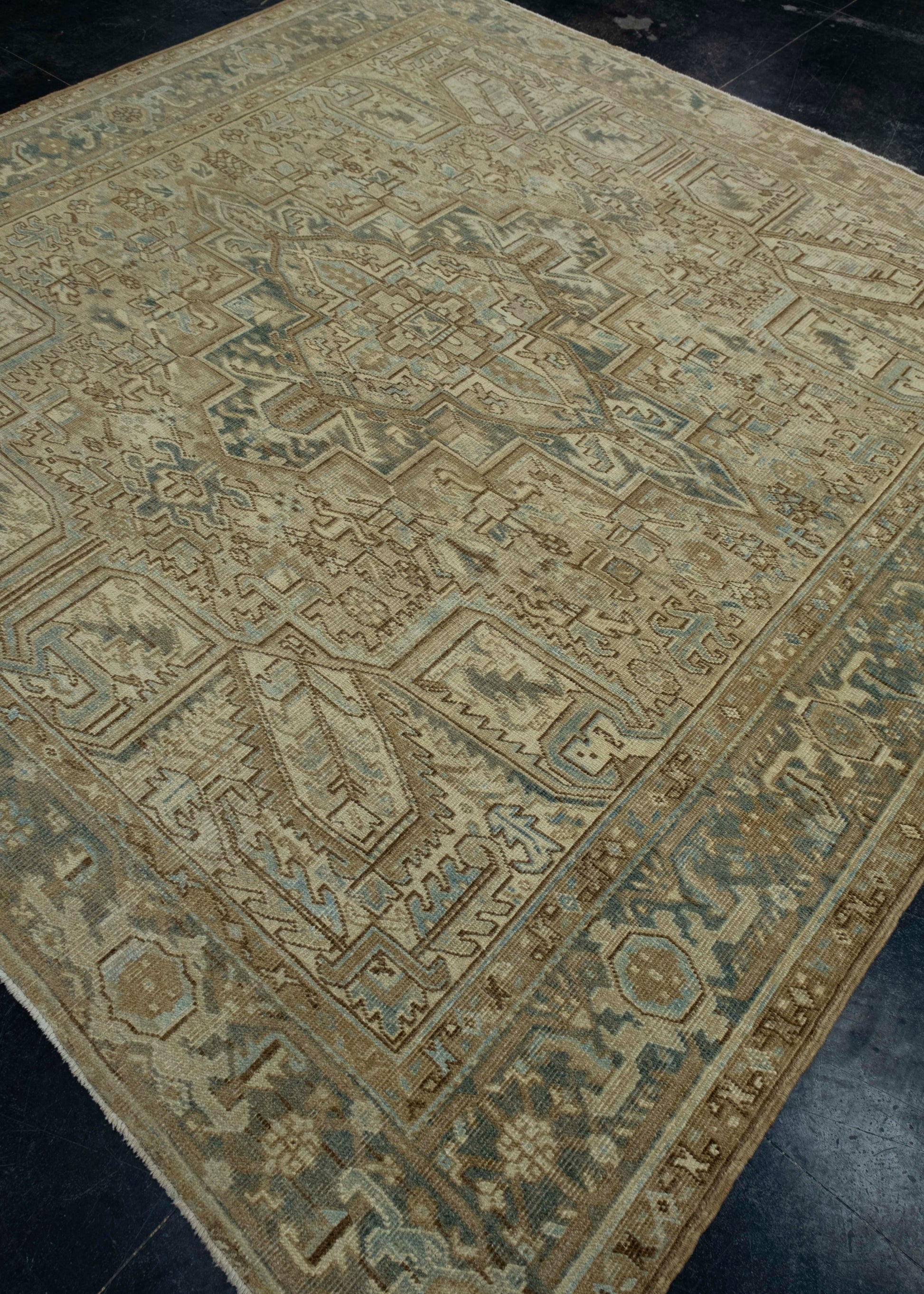 Turkish Vintage Anatolian Square Rug 8'2" x 8'2" #18021