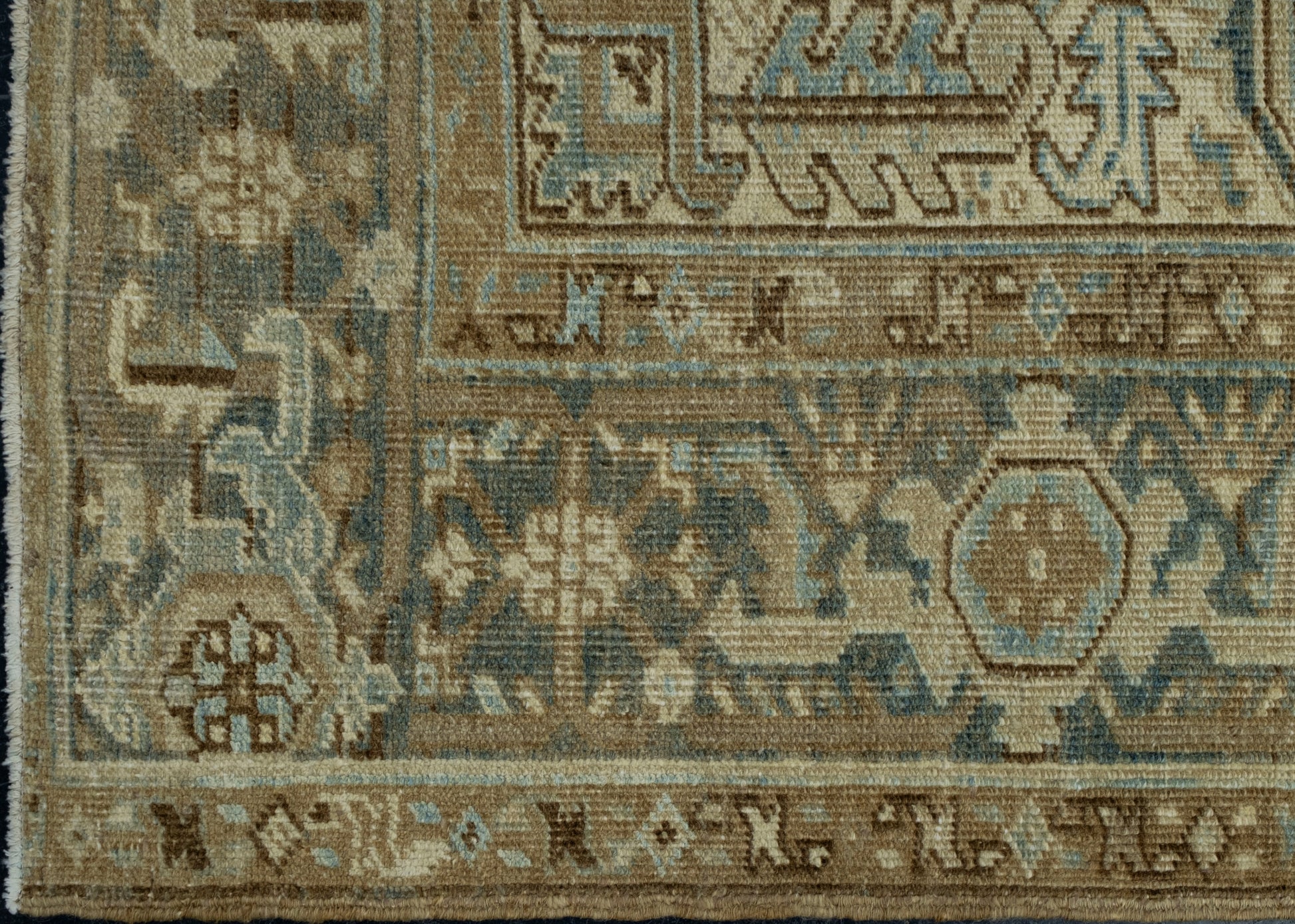 Turkish Vintage Anatolian Square Rug 8'2" x 8'2" #18021