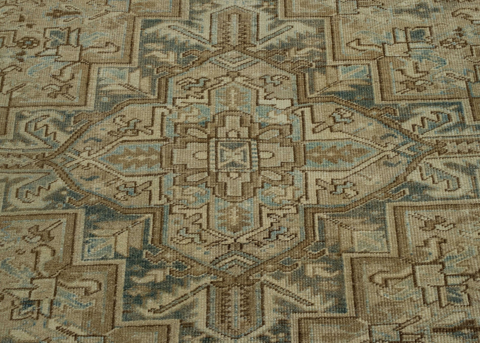 Turkish Vintage Anatolian Square Rug 8'2" x 8'2" #18021