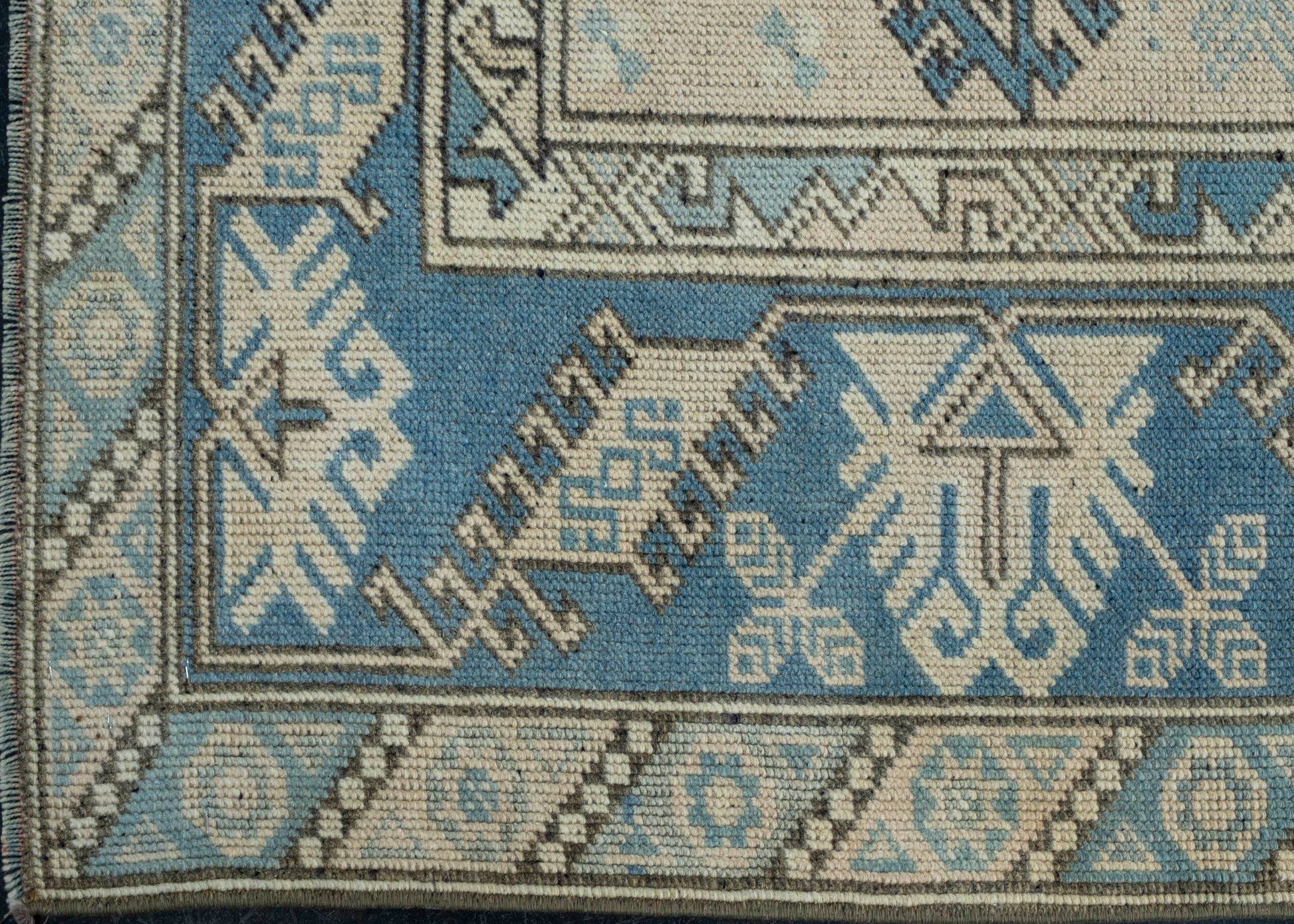 Turkish Vintage Anatolian Rug 4'1" x 6'4" #17948