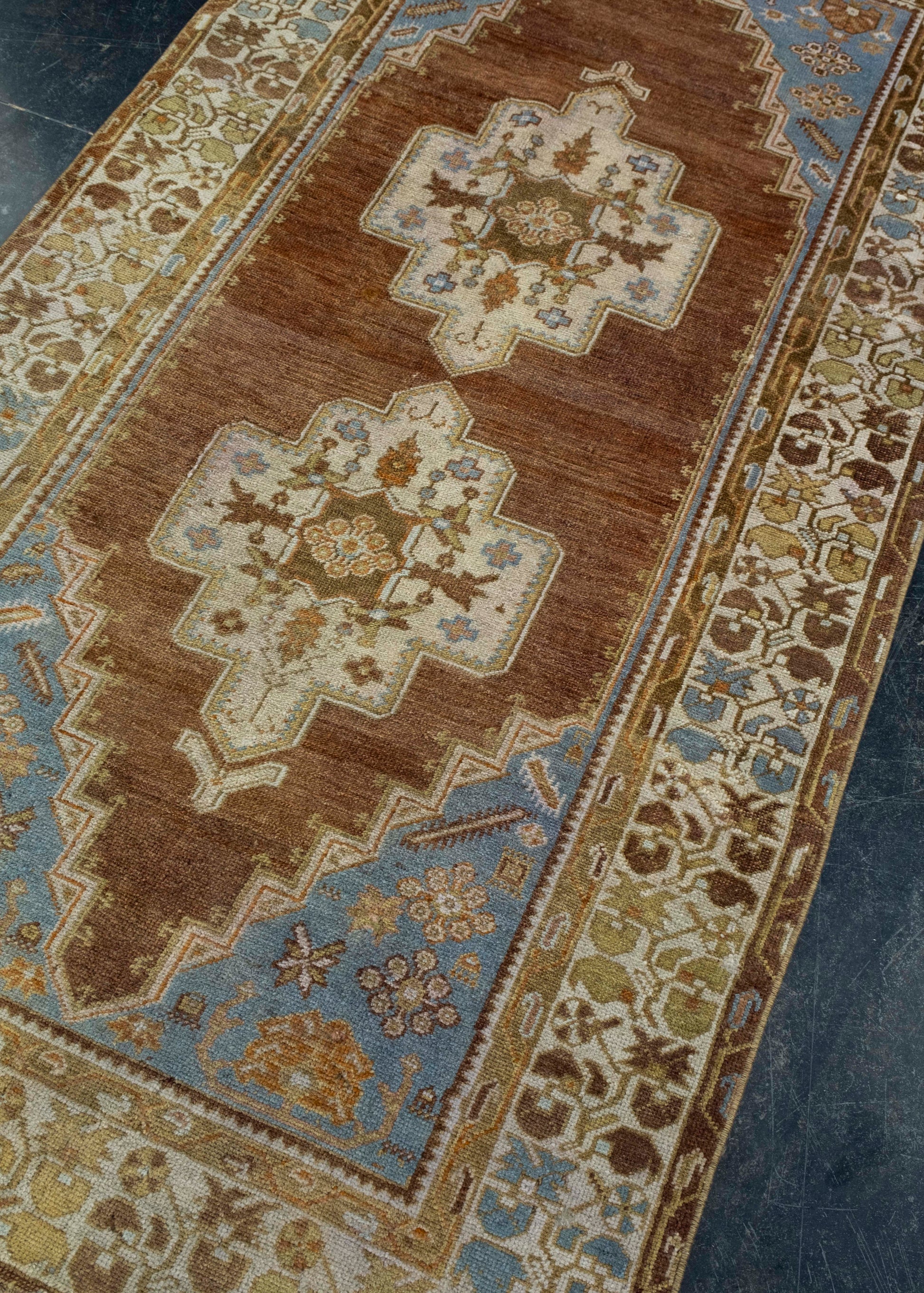 Turkish Vintage Anatolian Rug 3'6" x 6'6" #17945