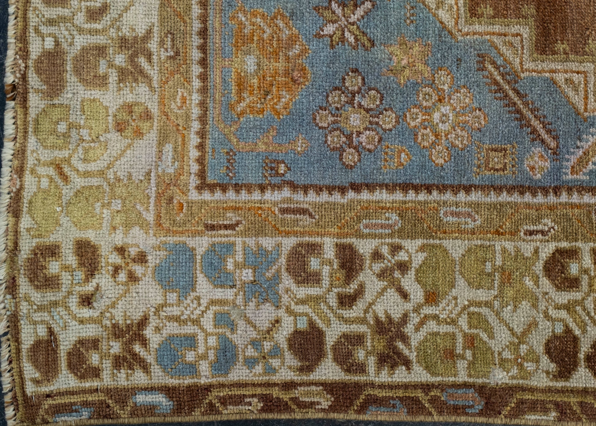 Turkish Vintage Anatolian Rug 3'6" x 6'6" #17945