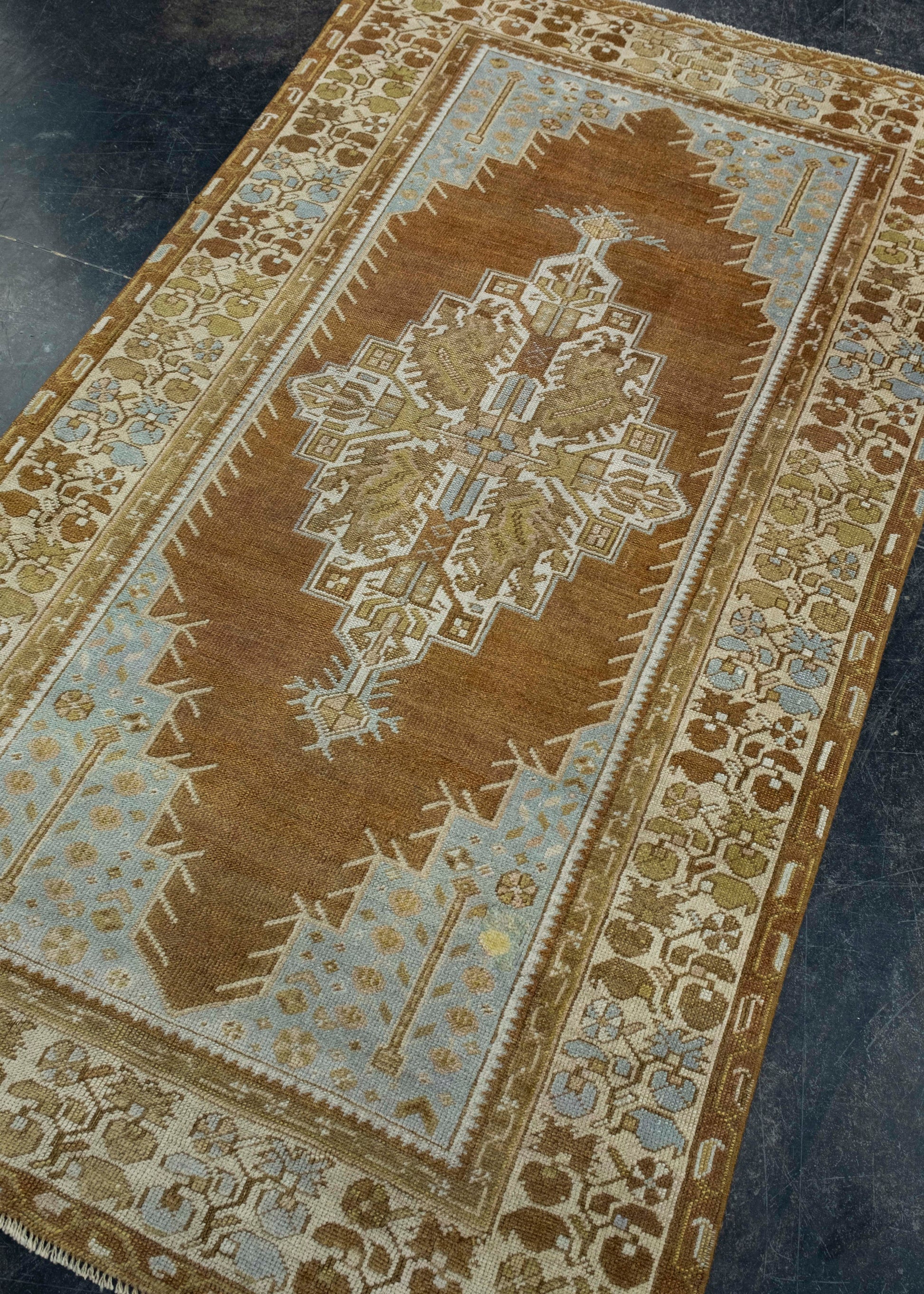 Turkish Vintage Anatolian Rug 3'6" x 6'2" #17949