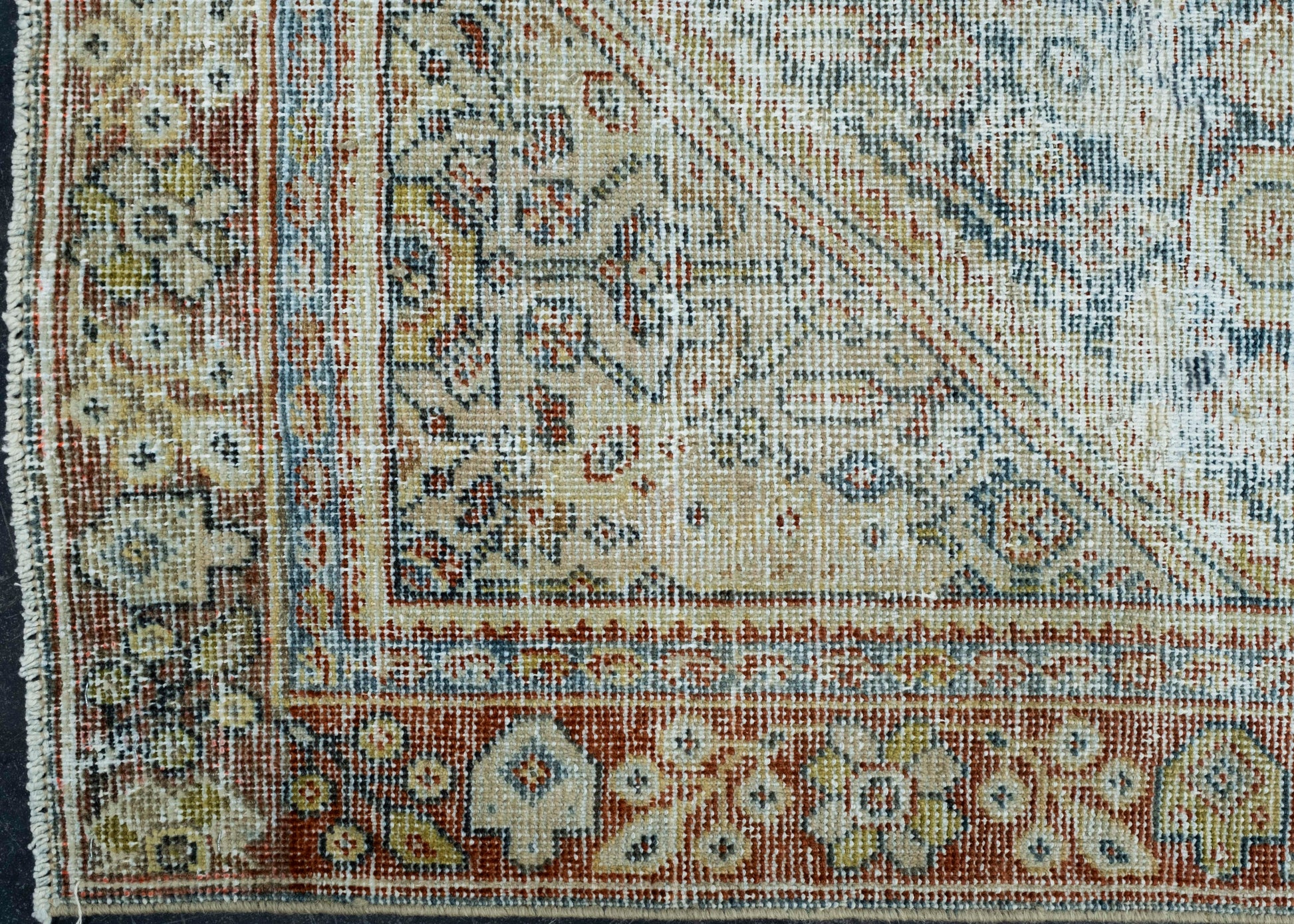 Turkish Vintage Anatolian Rug 4'2" x 6'7" #17606