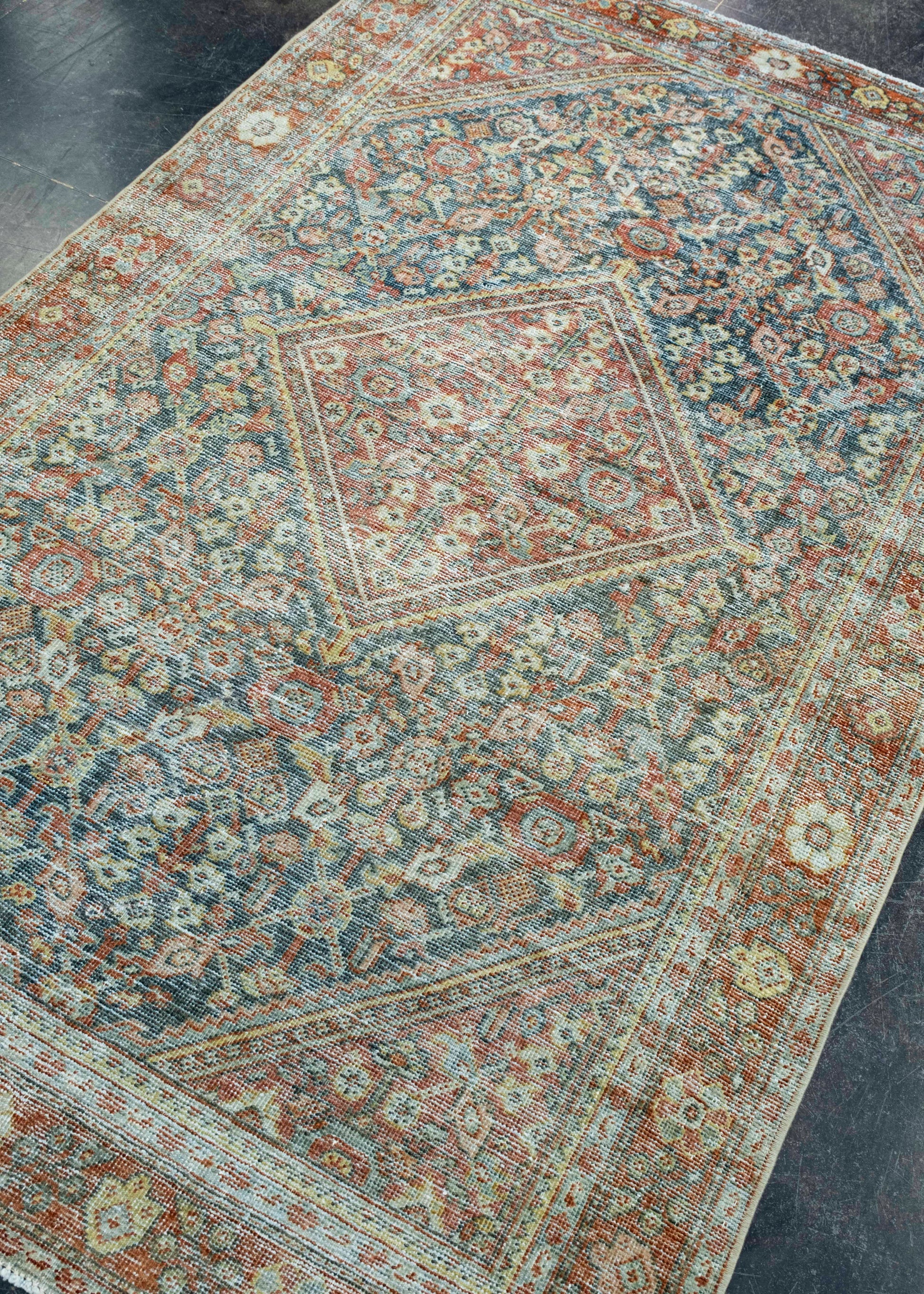 Turkish Vintage Anatolian Rug 4'2" x 6'6" #17802
