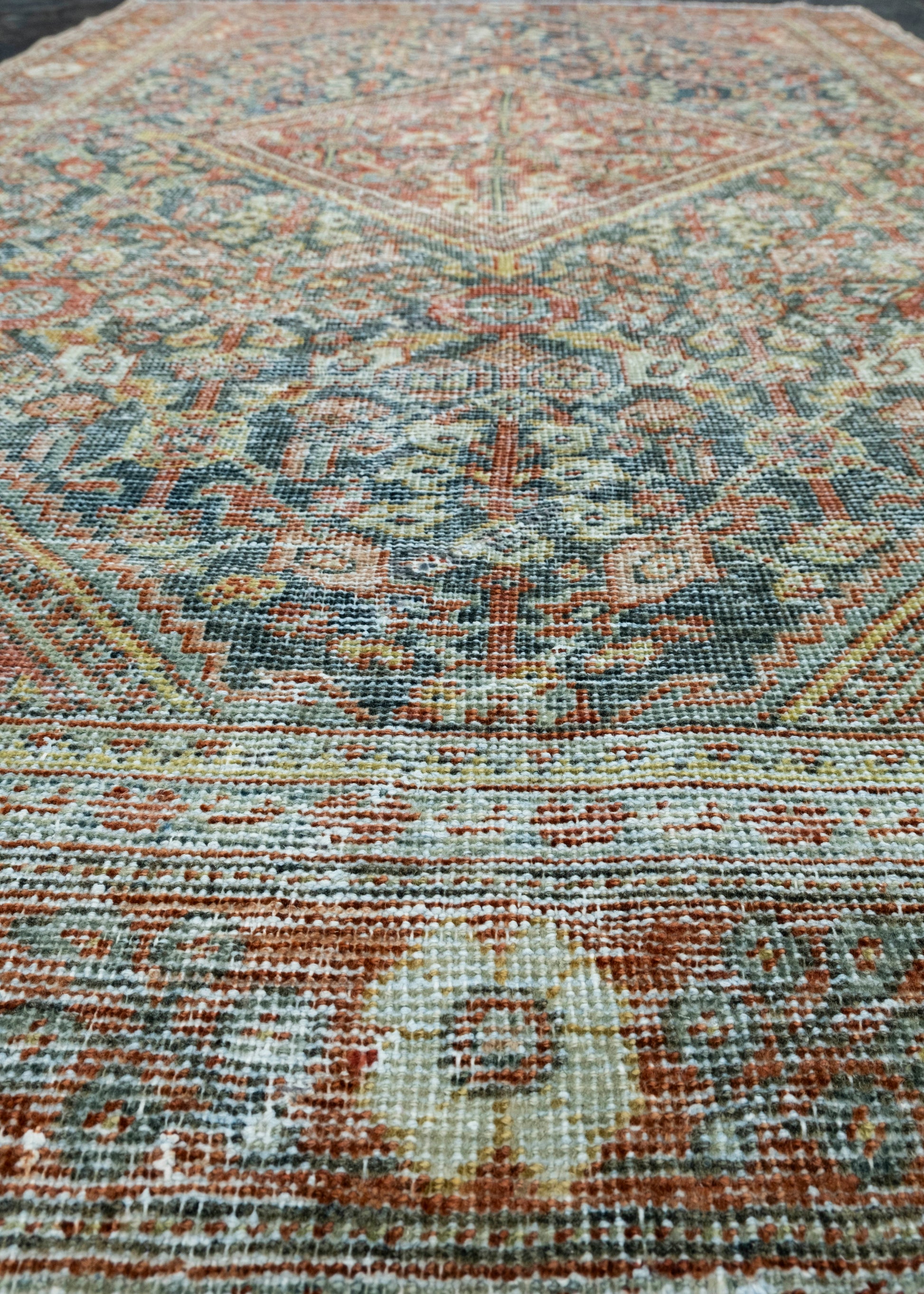 Turkish Vintage Anatolian Rug 4'2" x 6'6" #17802