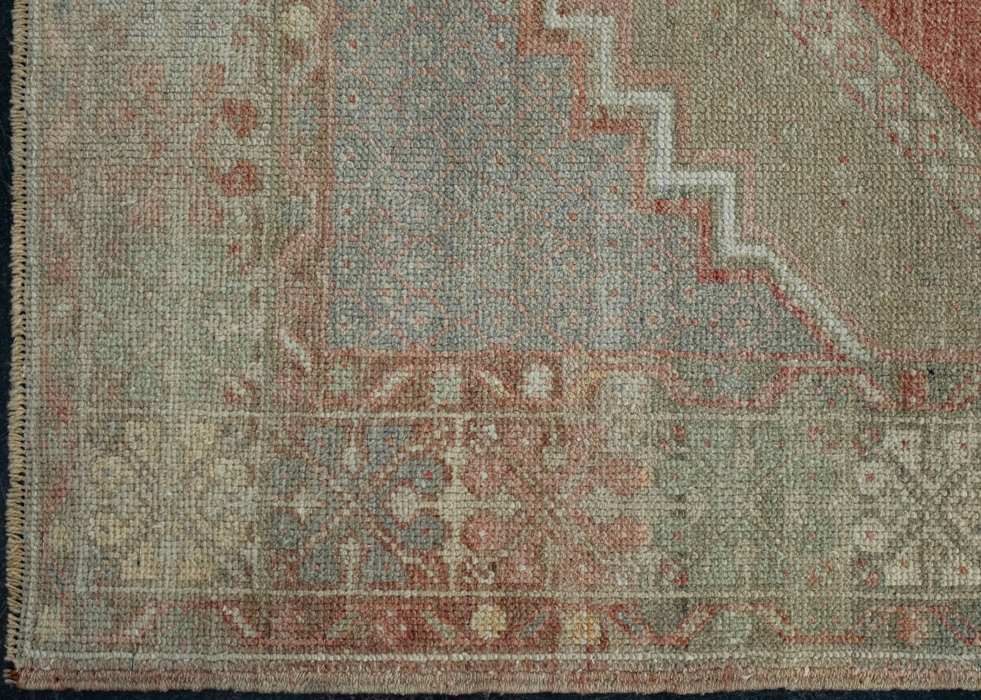 Turkish Vintage Anatolian Rug 3'8" x 5'6" #17570