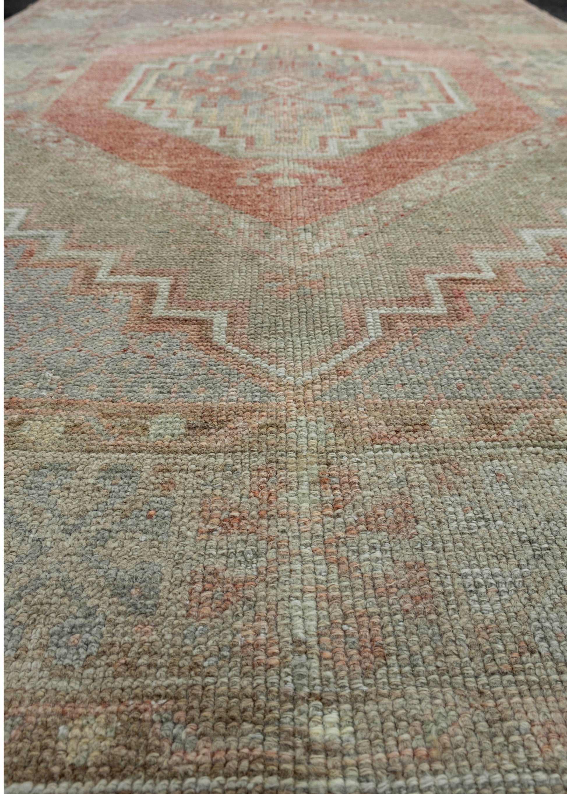 Turkish Vintage Anatolian Rug 3'8" x 5'6" #17570
