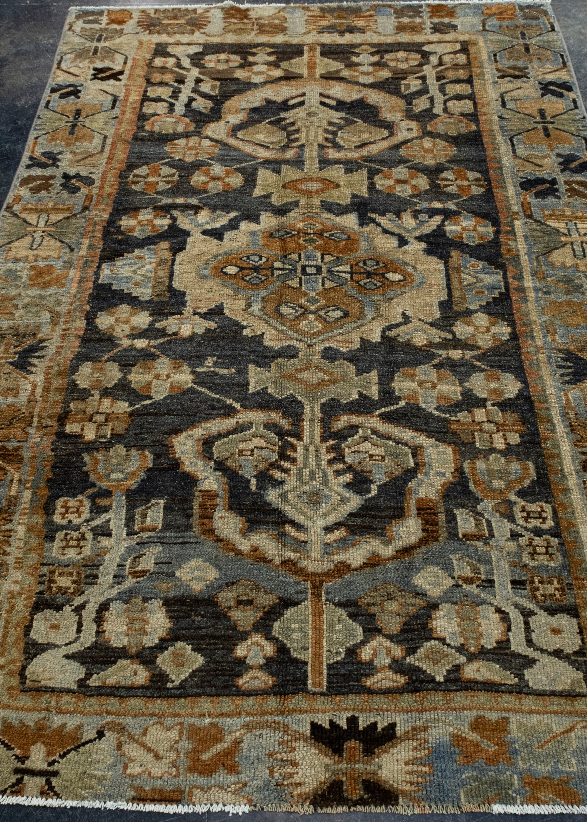 Turkish Vintage Anatolian Rug 4'2" x 6'6" #17141