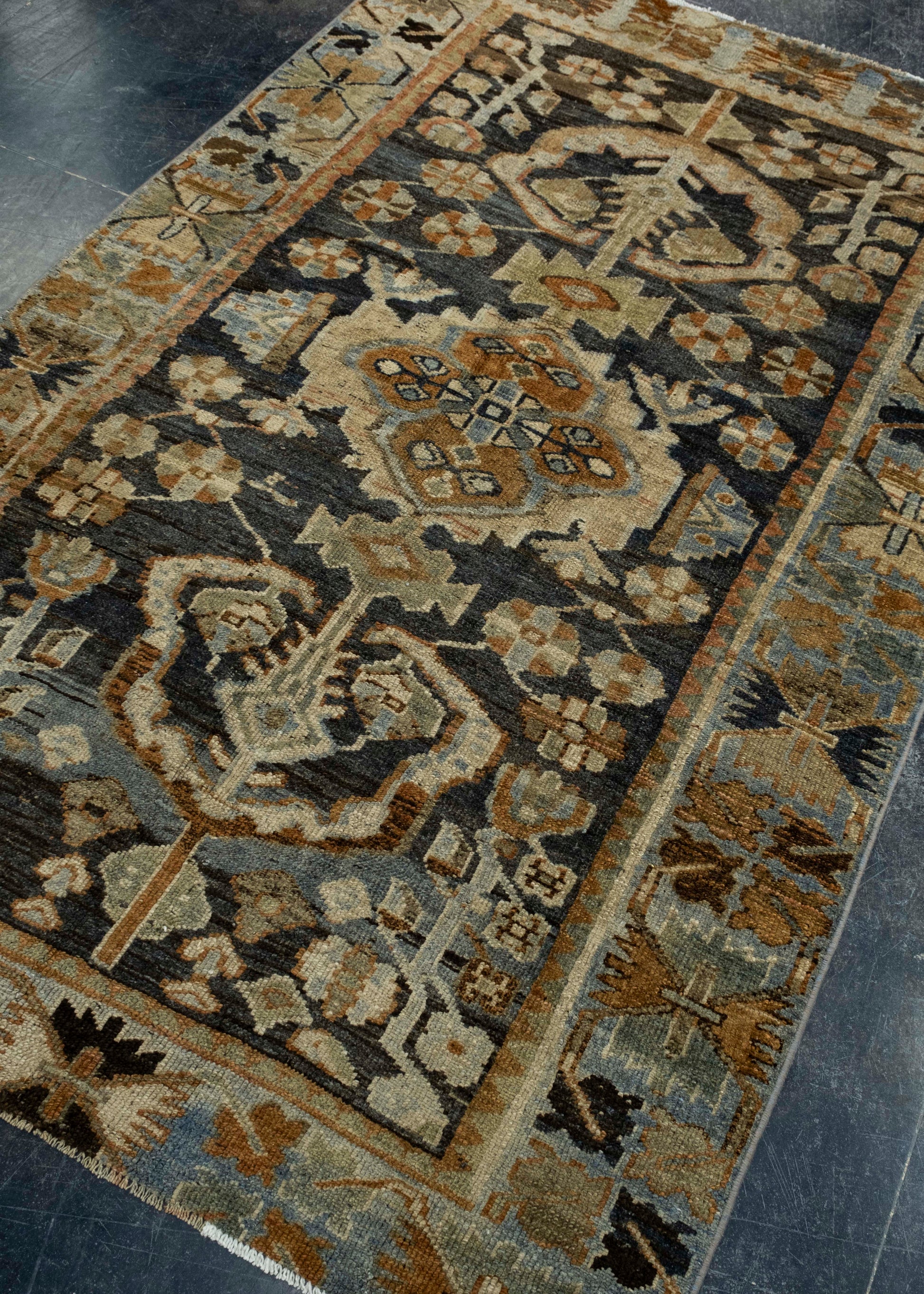 Turkish Vintage Anatolian Rug 4'2" x 6'6" #17141