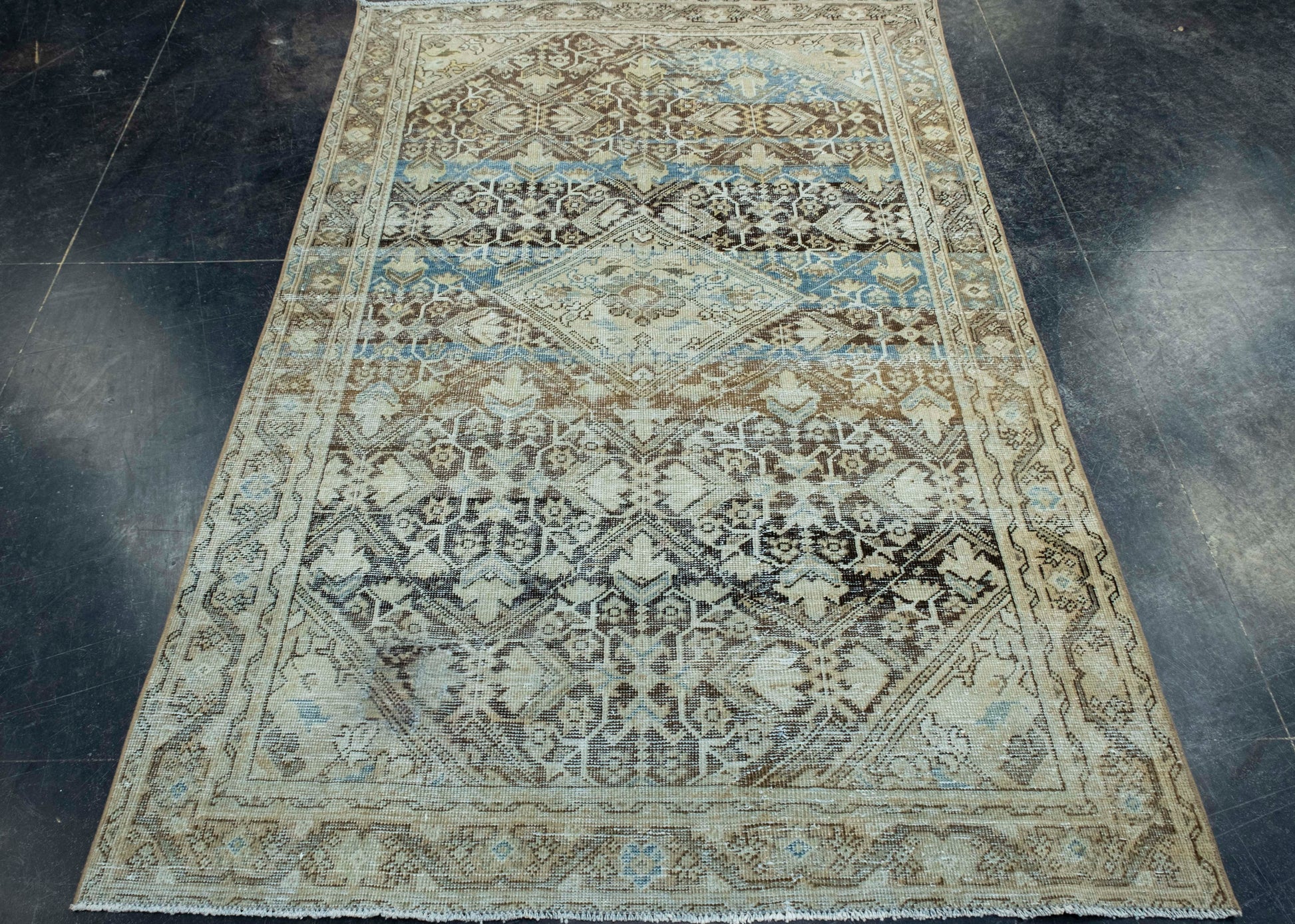 Turkish Vintage Rug 4'3" x 6'7" #17803