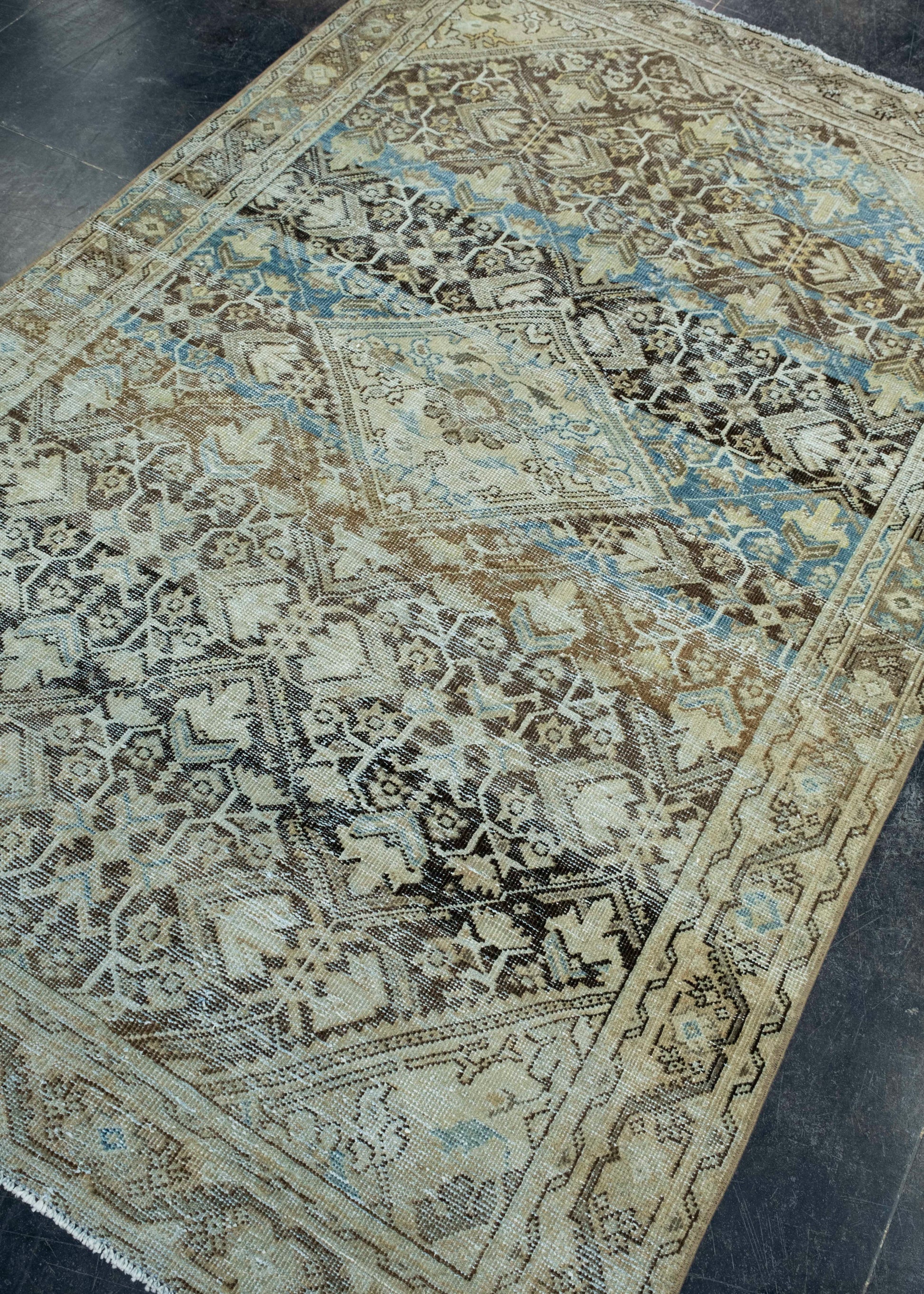 Turkish Vintage Rug 4'3" x 6'7" #17803