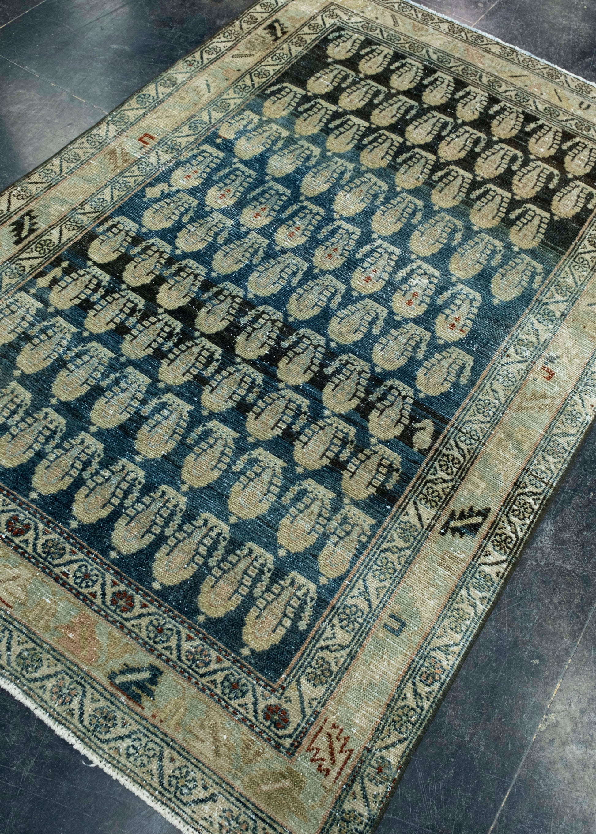Turkish Vintage Rug 4'3" x 6'4" #17804
