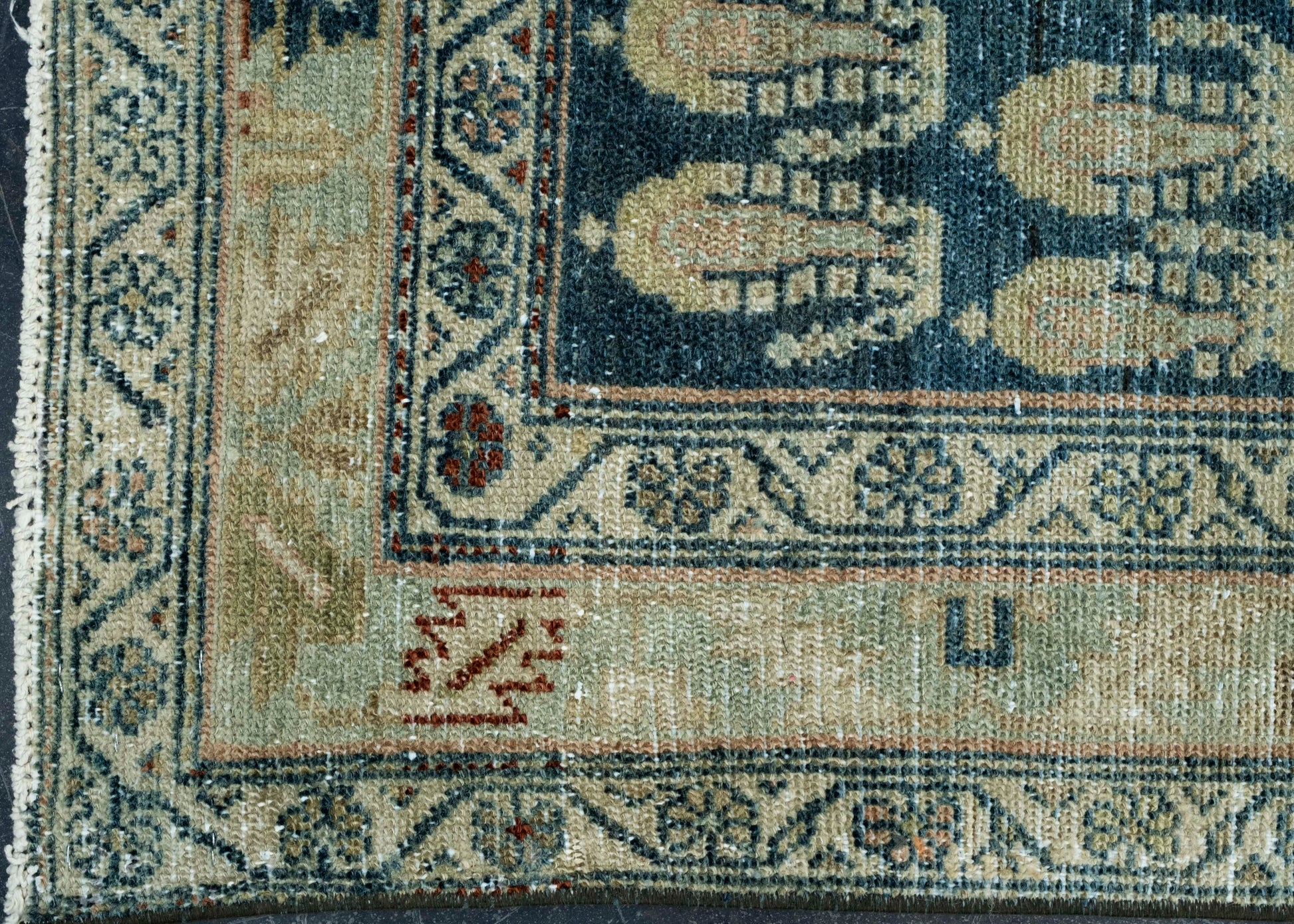 Turkish Vintage Rug 4'3" x 6'4" #17804