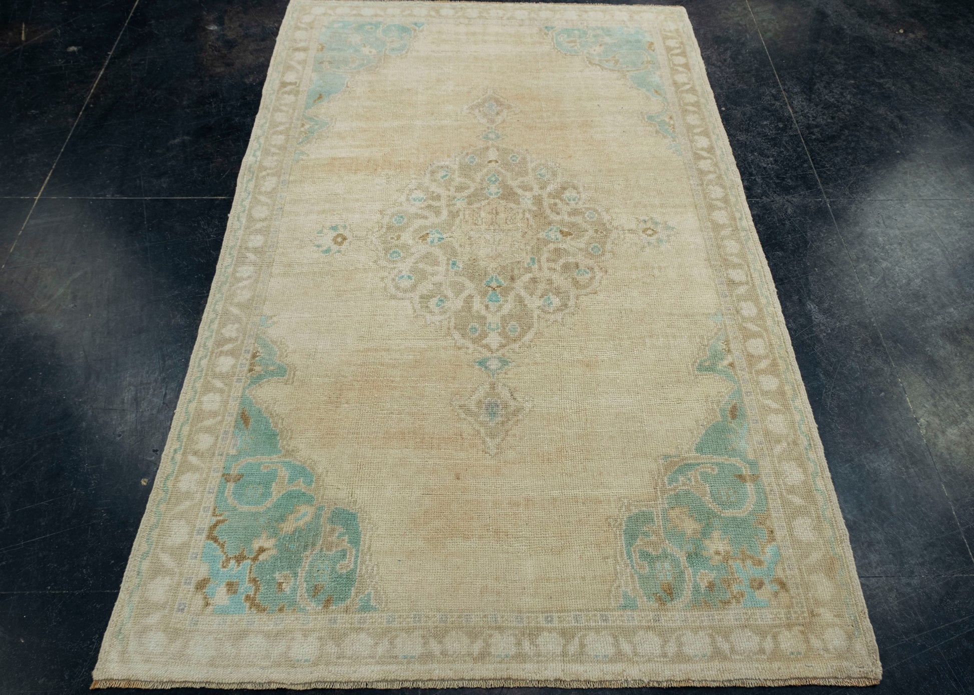 Turkish Vintage Rug 3'11" x 6'4" #17470