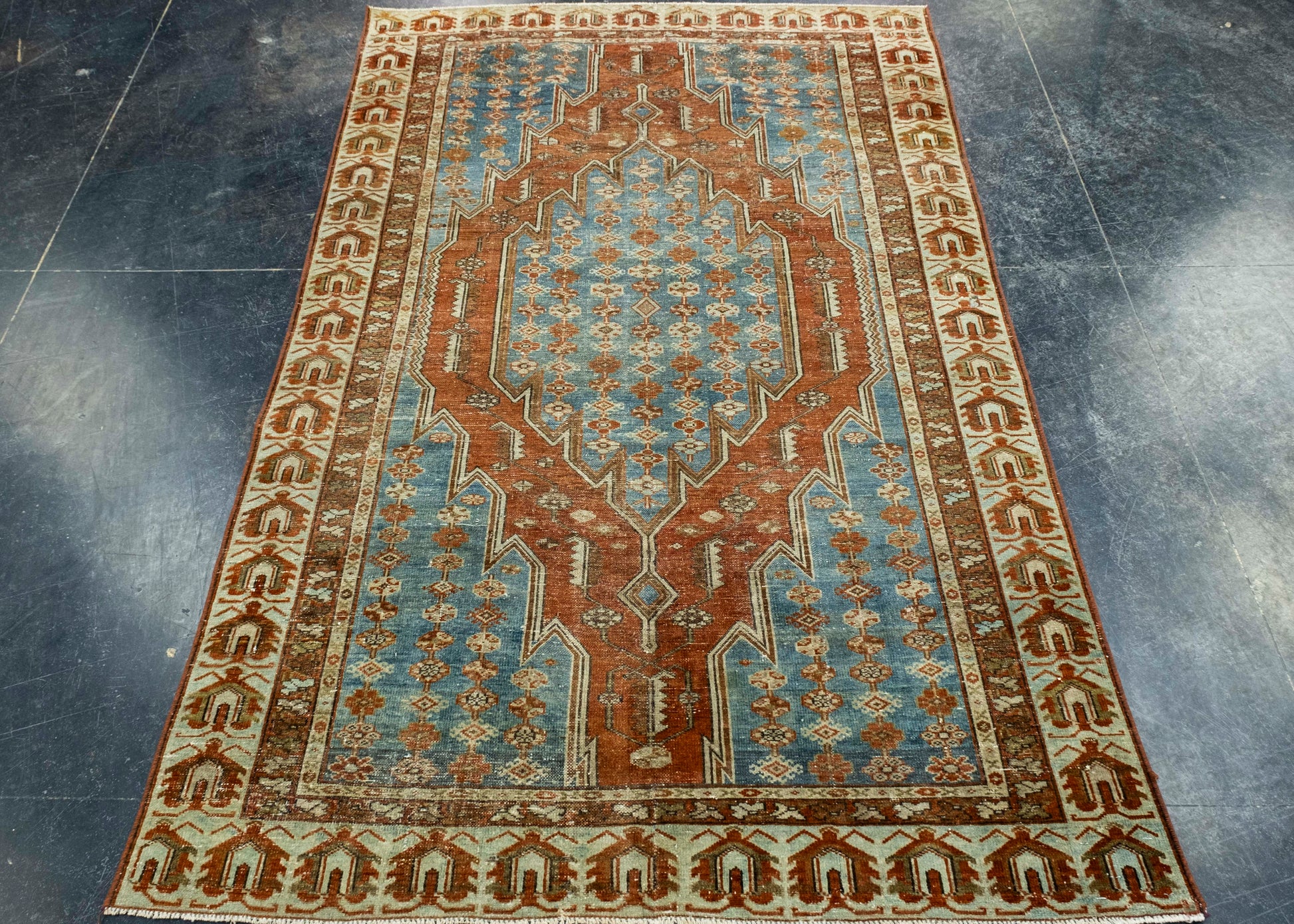 Turkish Vintage Rug 3'10" x 6'2" #17906