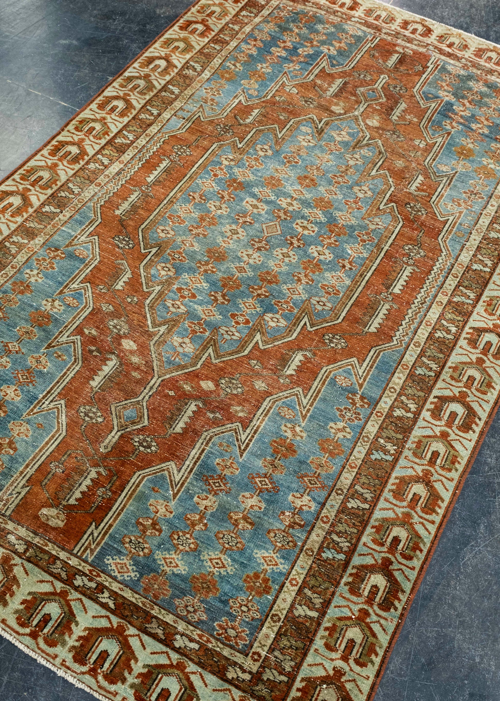 Turkish Vintage Rug 3'10" x 6'2" #17906