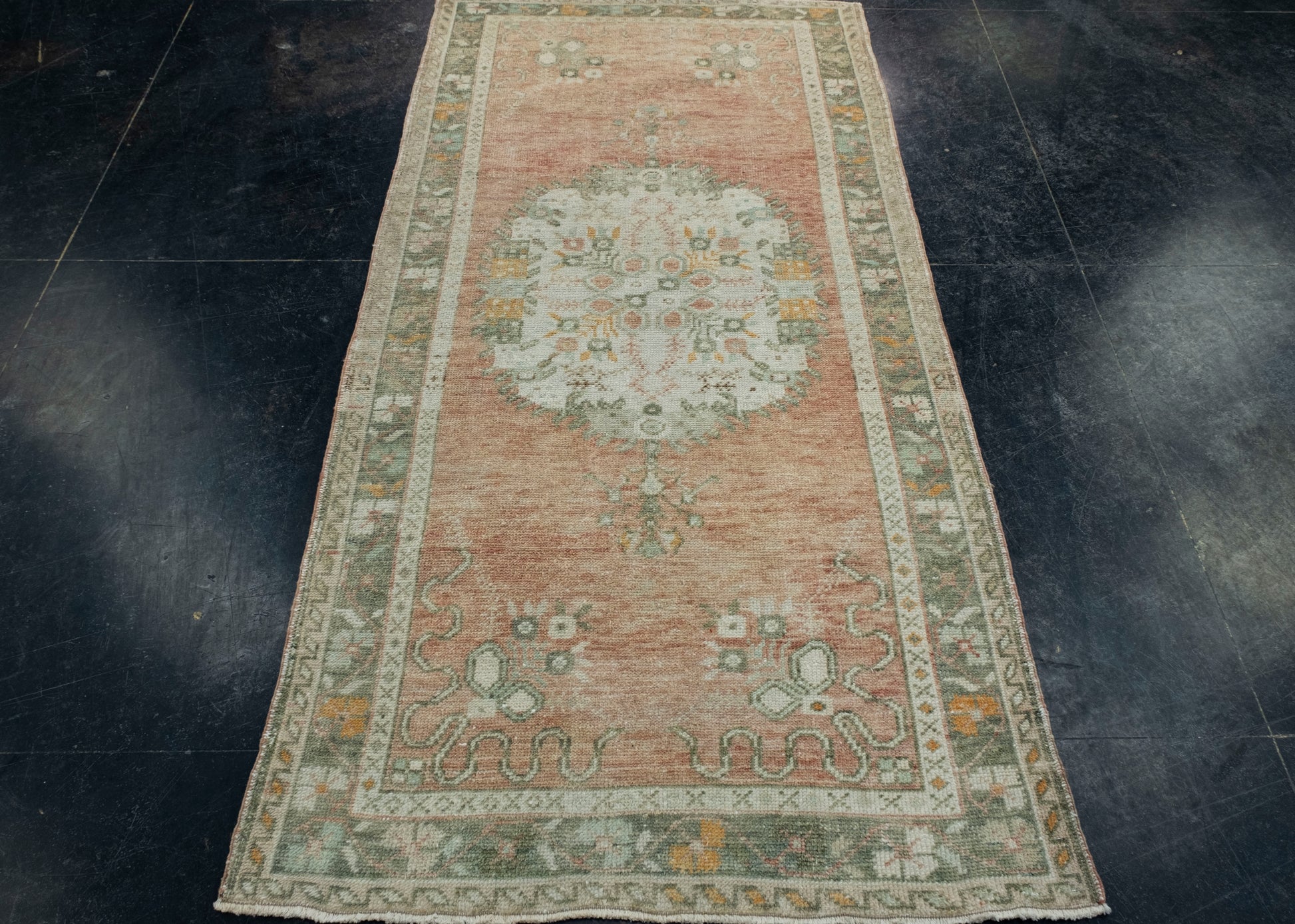 Turkish Vintage Rug 3'3" x 6'9" #17707