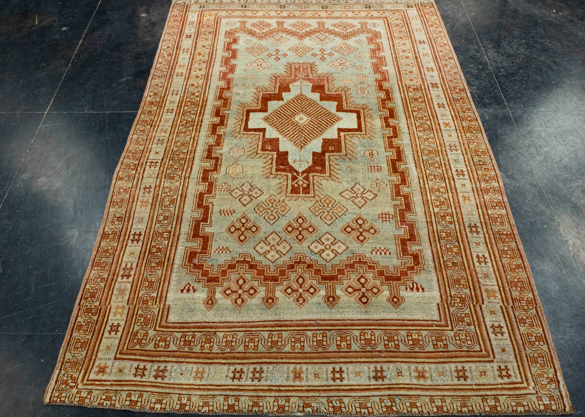 Turkish Vintage Rug 4'4" x 6'5" #17513