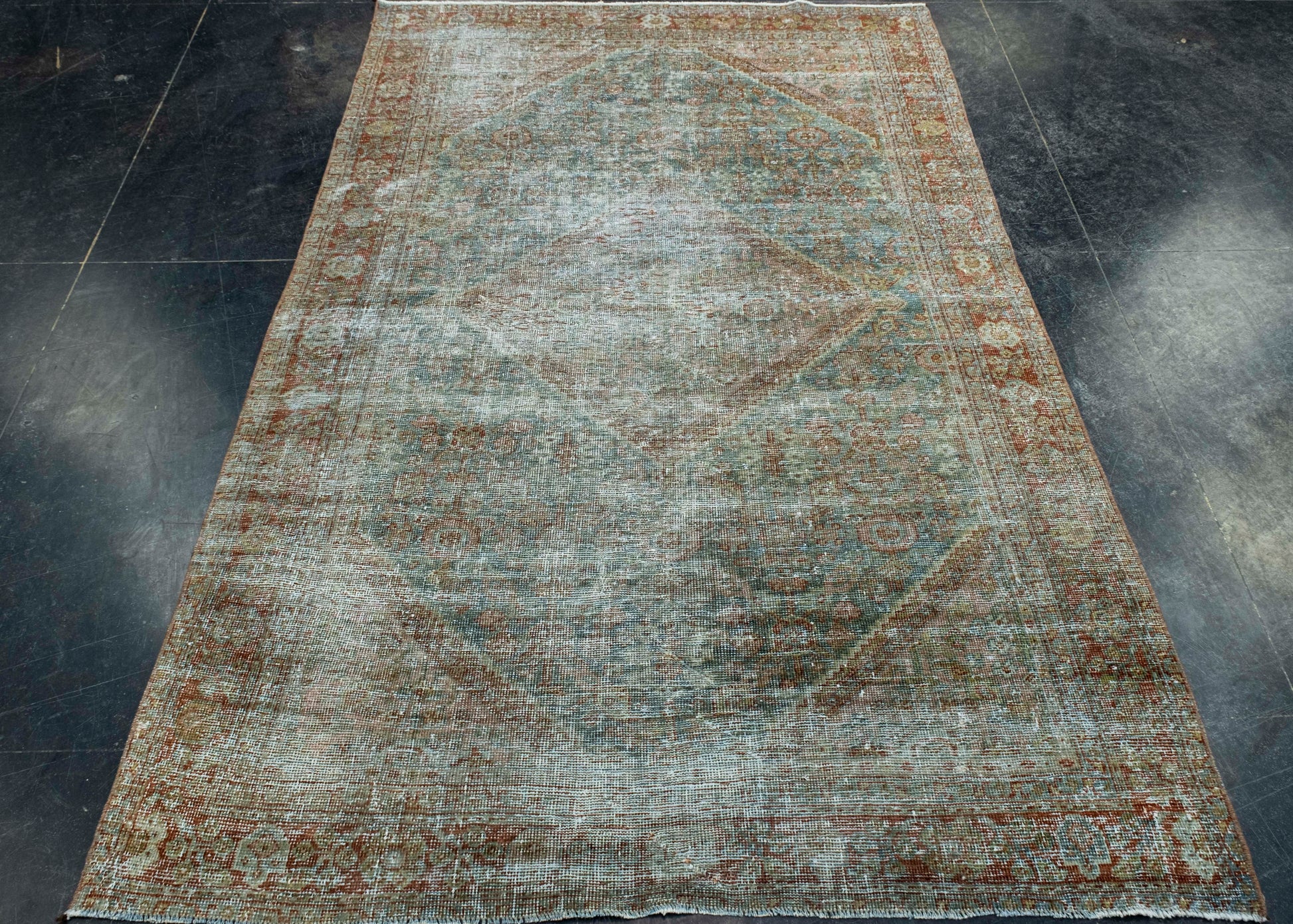 Turkish Vintage Rug 4'3" x 6'8" #17603