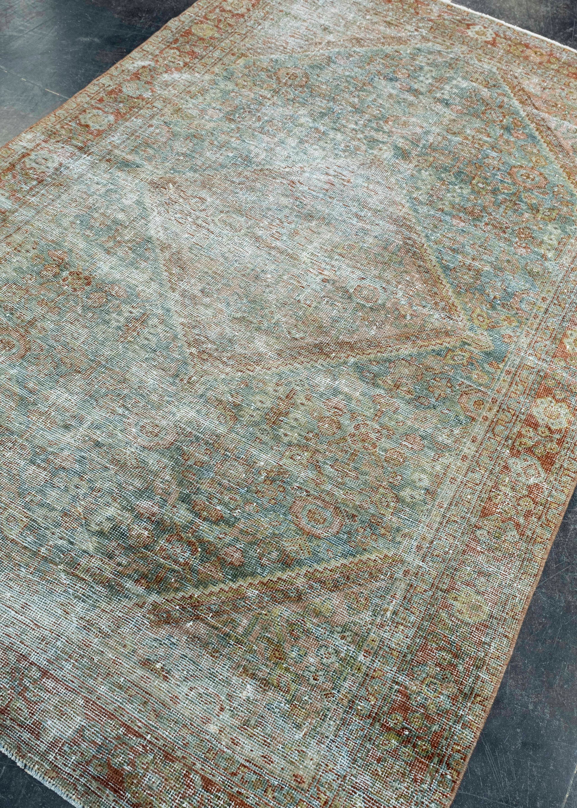 Turkish Vintage Rug 4'3" x 6'8" #17603