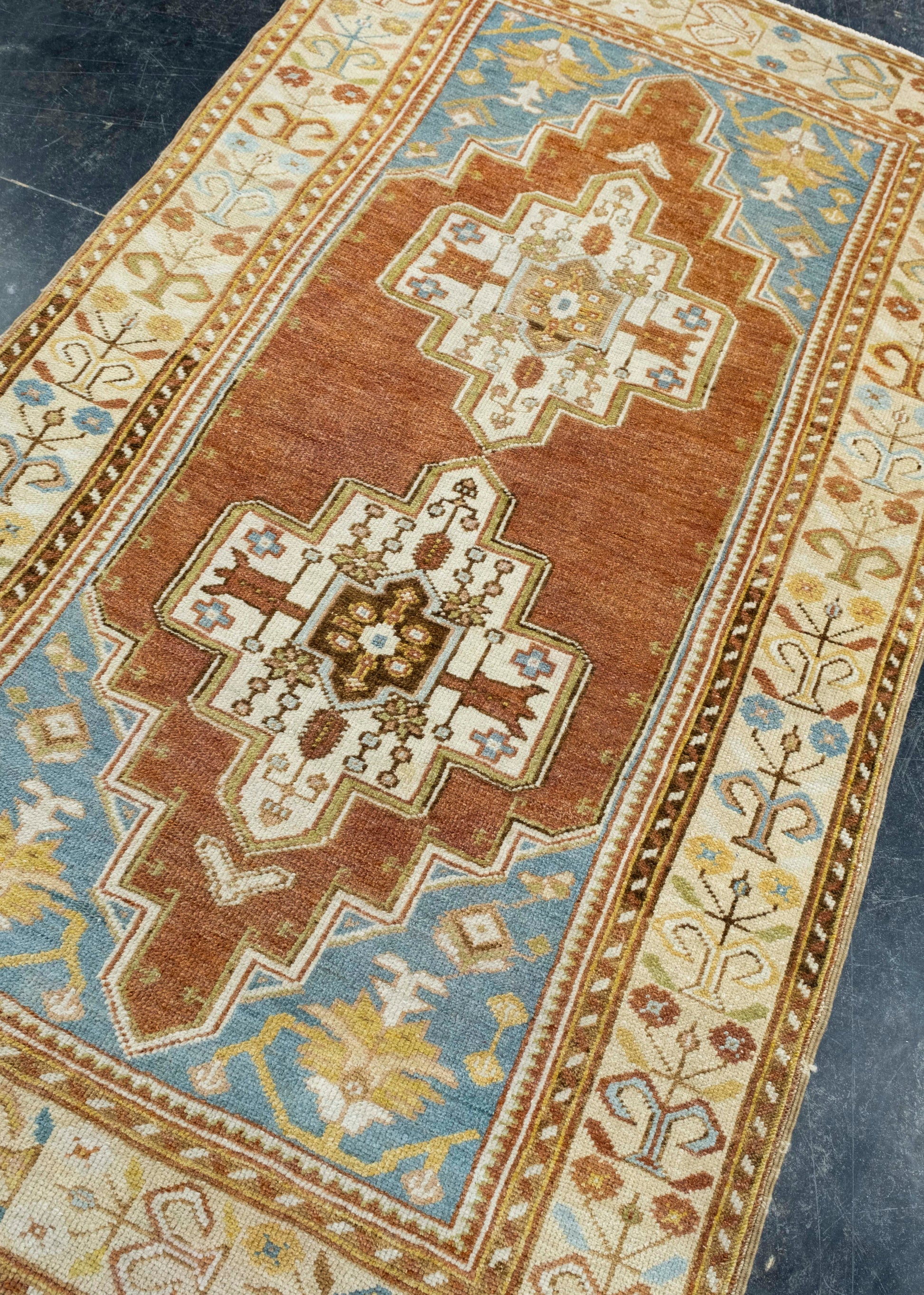 Turkish Vintage Rug 3'6" x 6'3" #17953