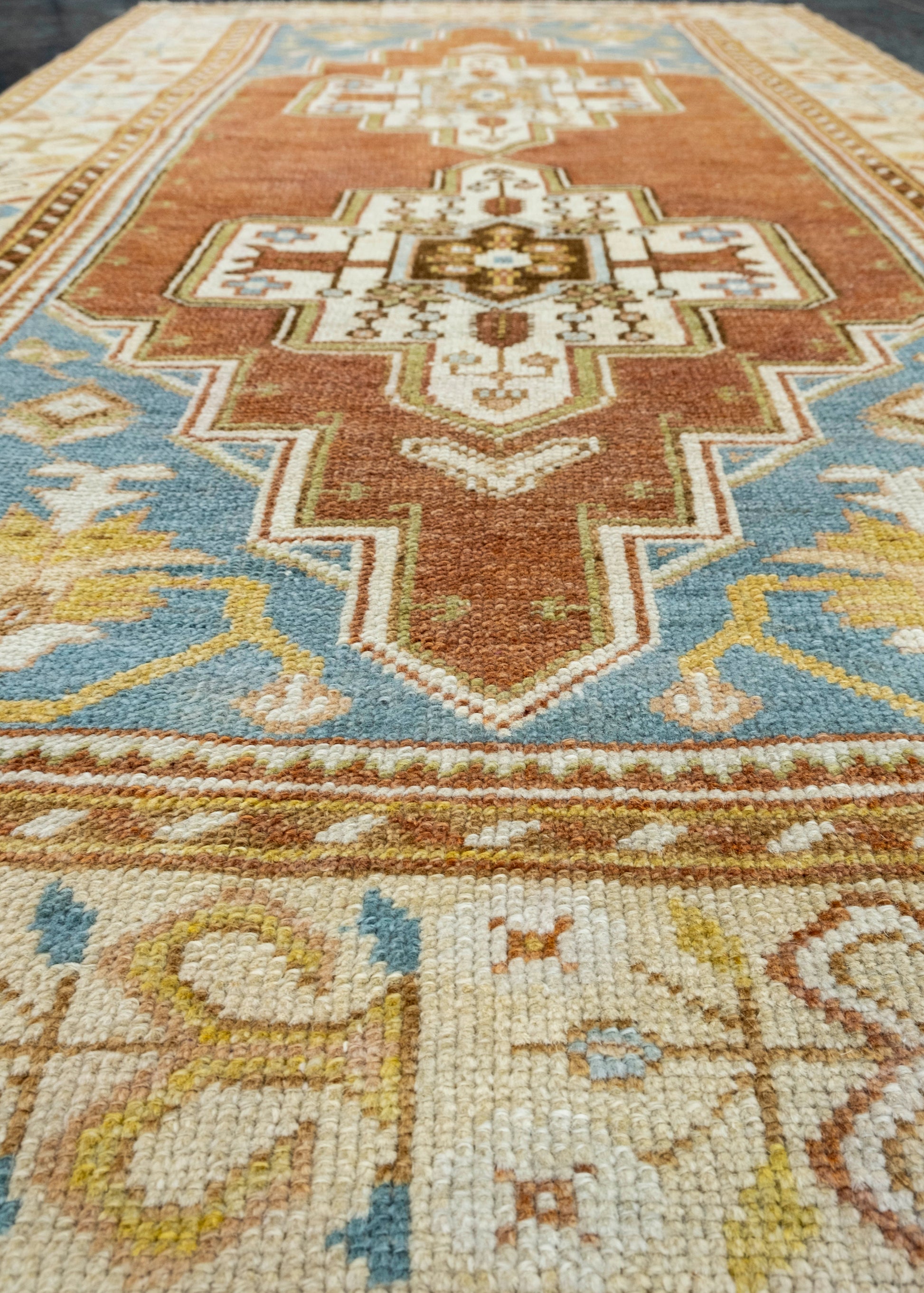 Turkish Vintage Rug 3'6" x 6'3" #17953