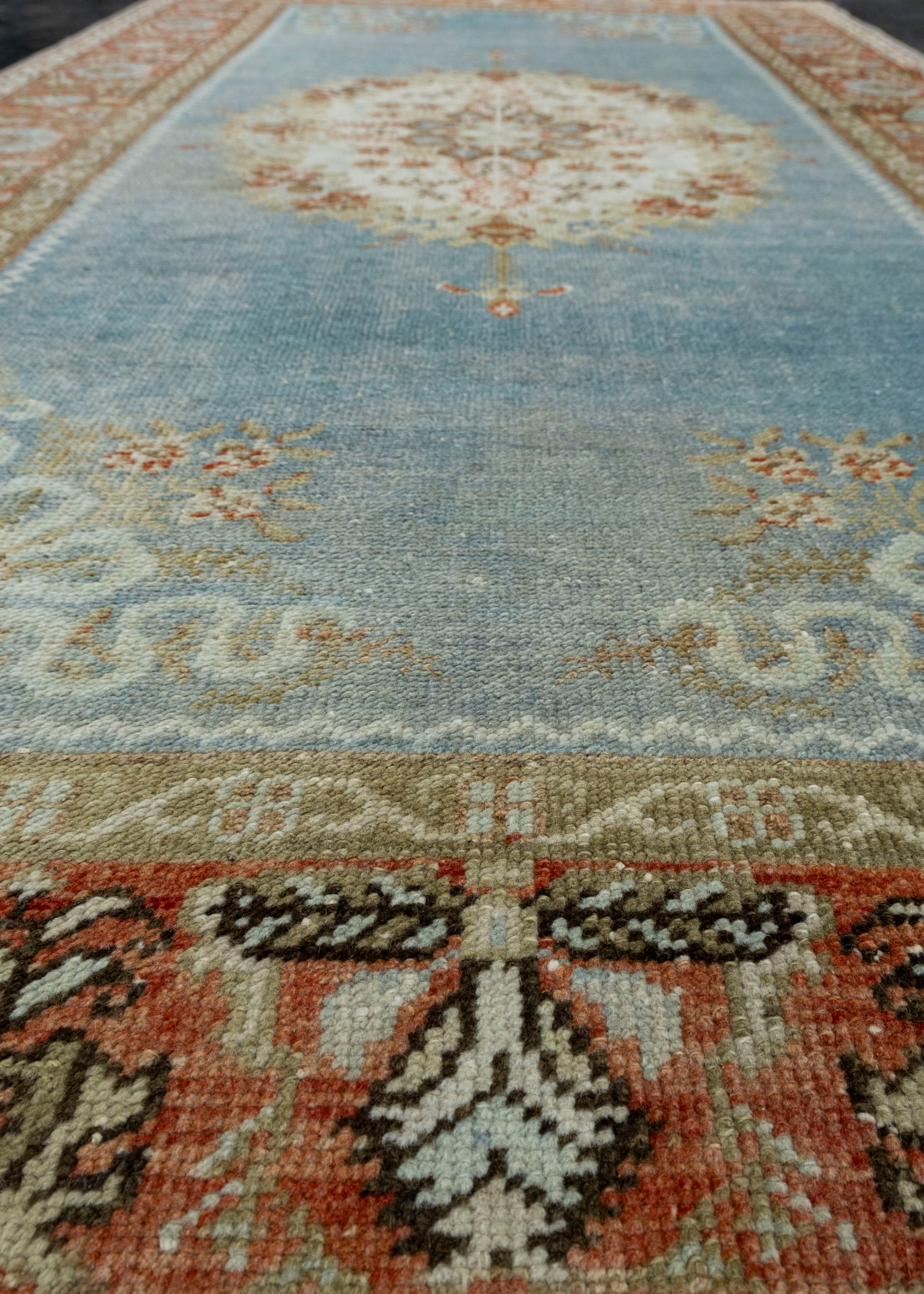 Turkish Vintage Rug 3'9" x 6'11" #17946