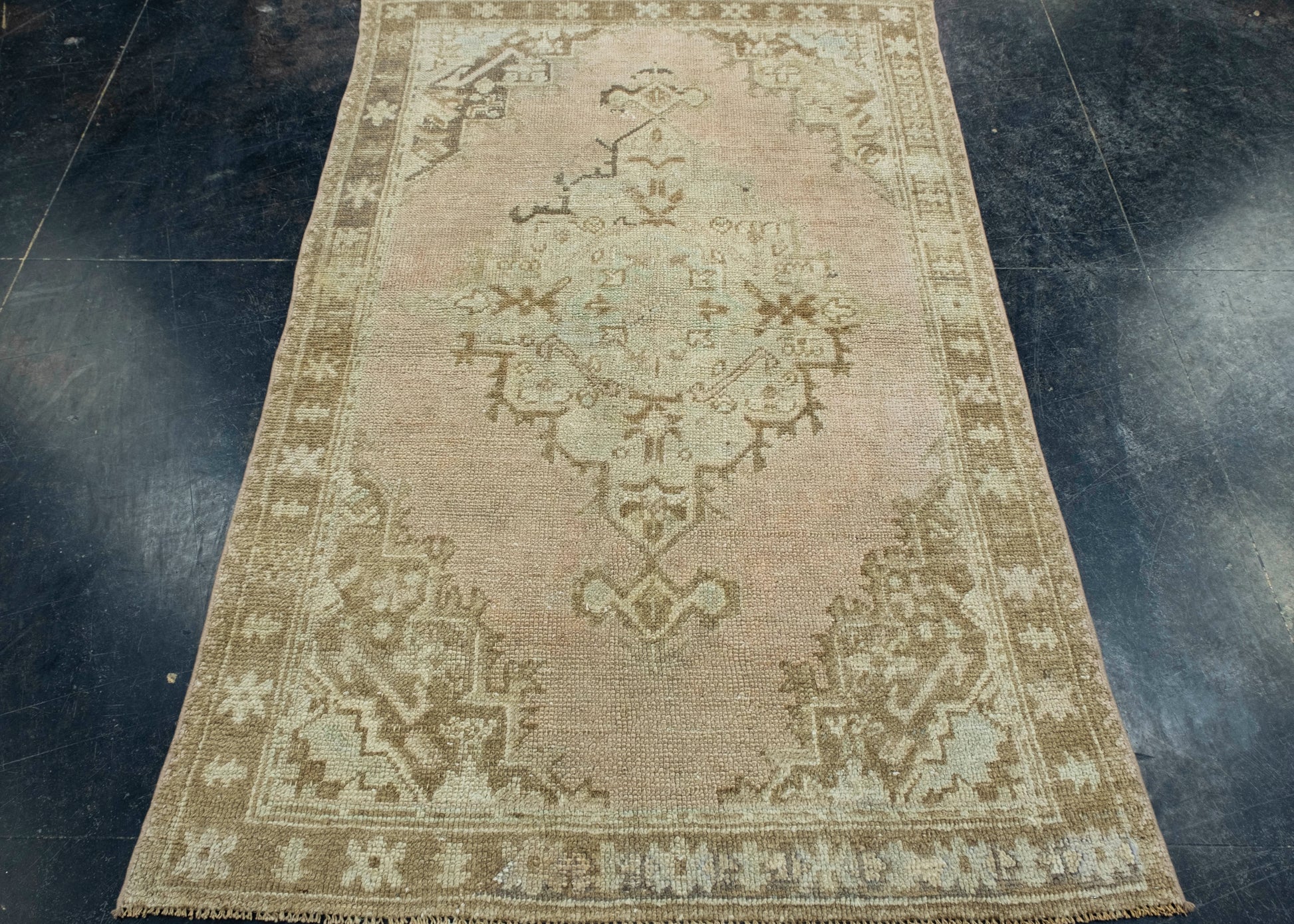 Turkish Vintage Rug 3'8" x 5'10" #17110