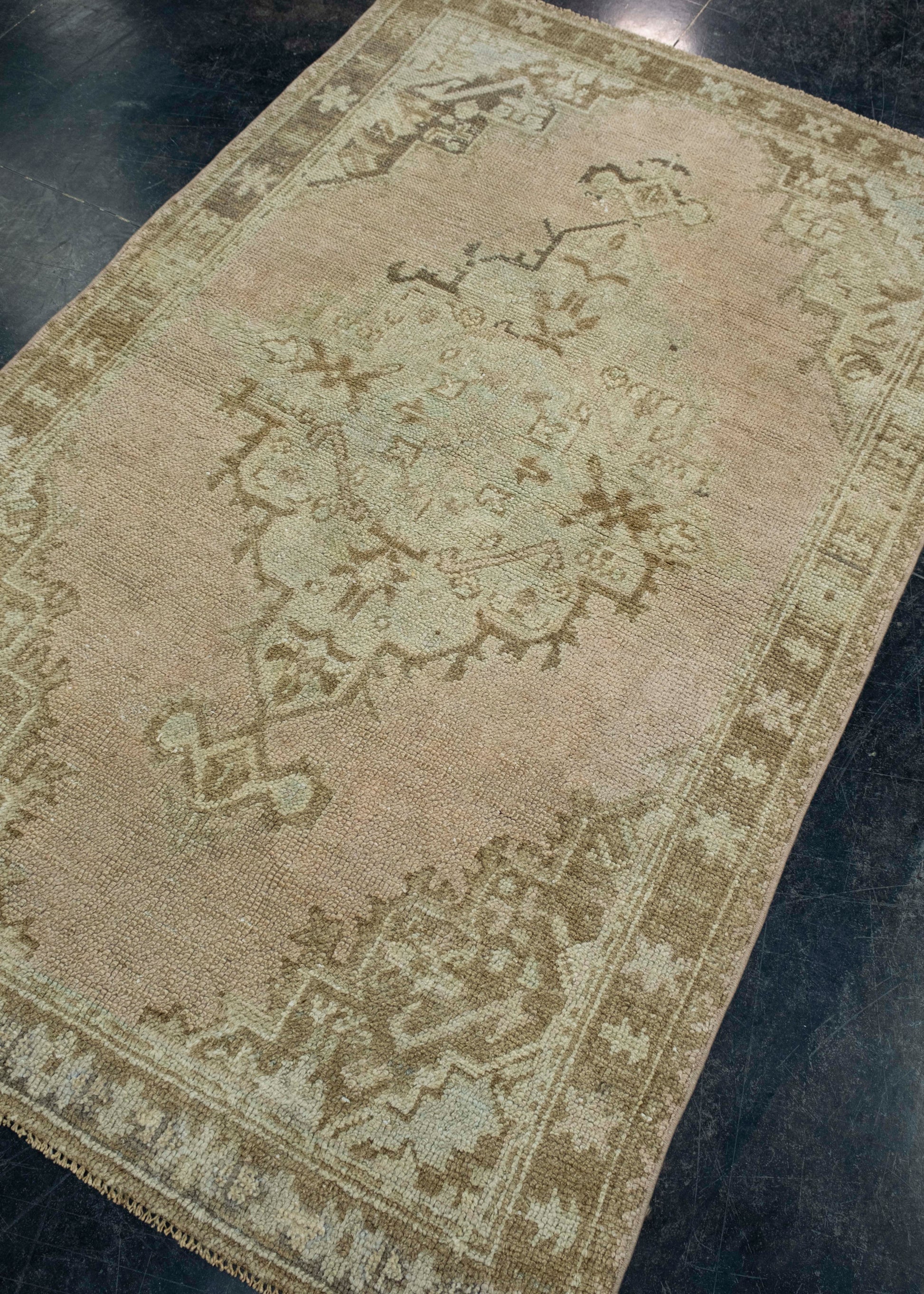 Turkish Vintage Rug 3'8" x 5'10" #17110