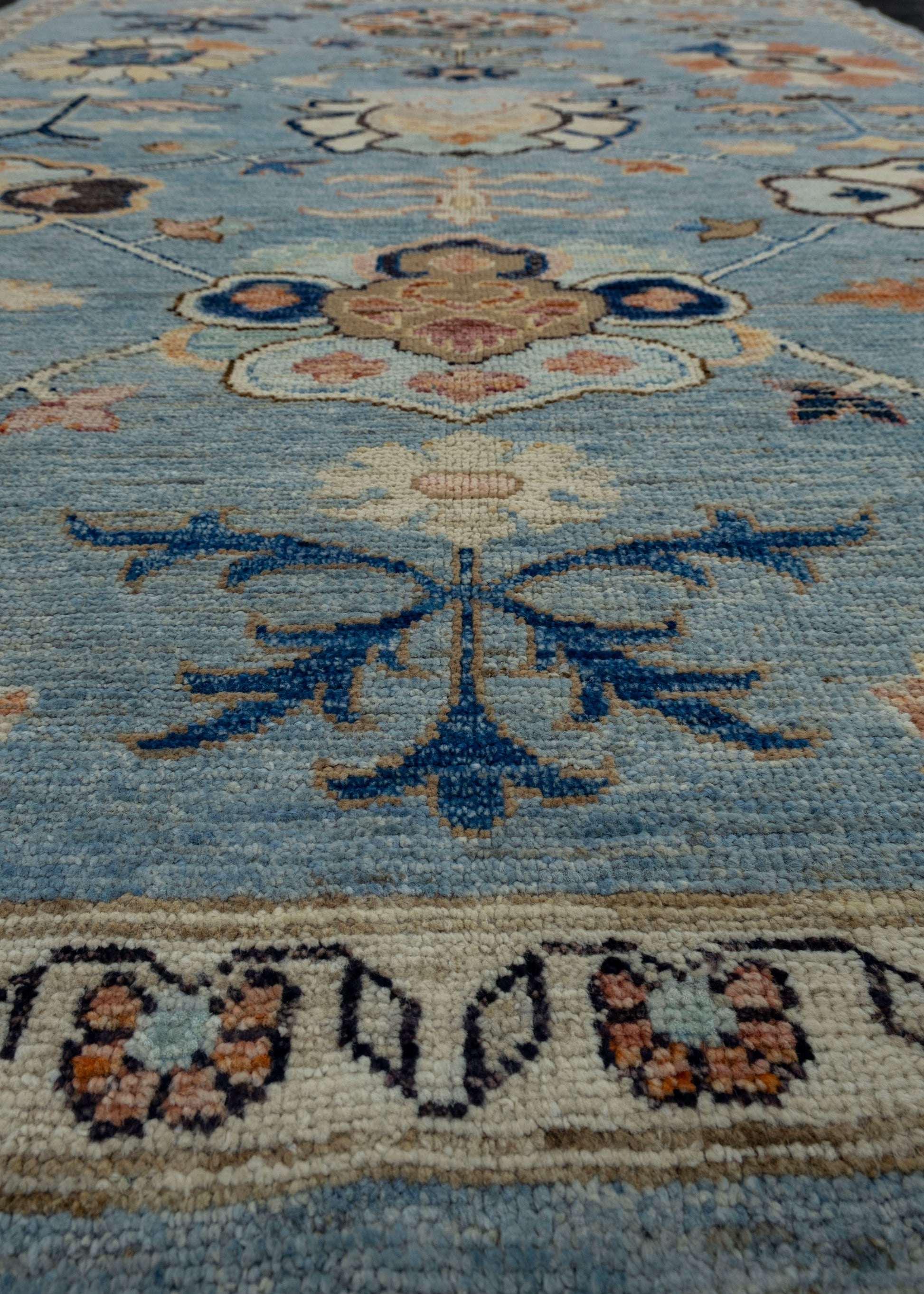 Turkish Oushak Rug 4'11" x 6'9" #17015