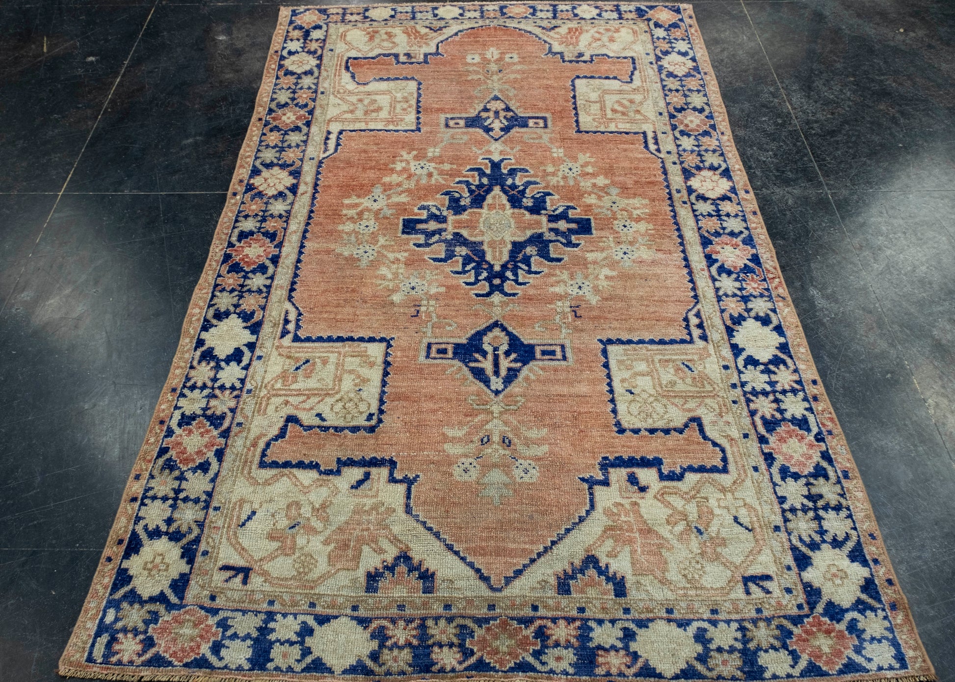 Turkish Vintage Rug 4'1" x 6'8" #17117