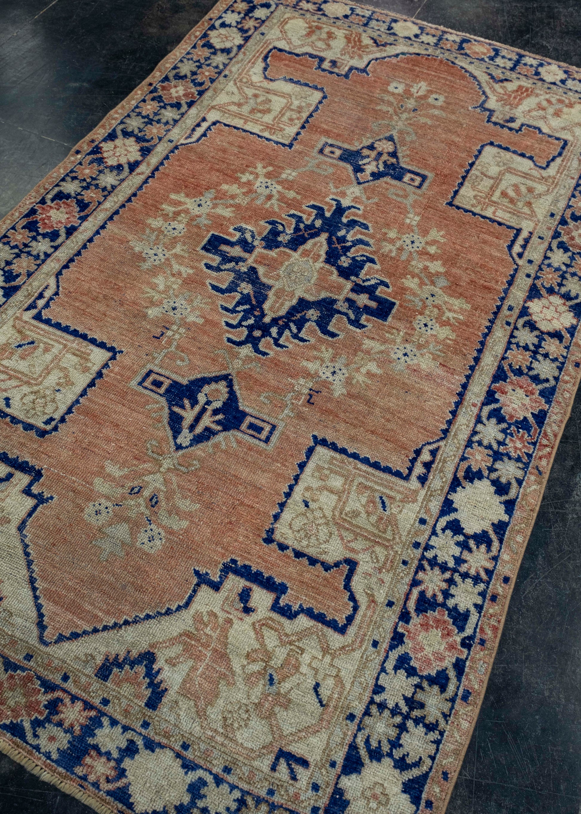 Turkish Vintage Rug 4'1" x 6'8" #17117