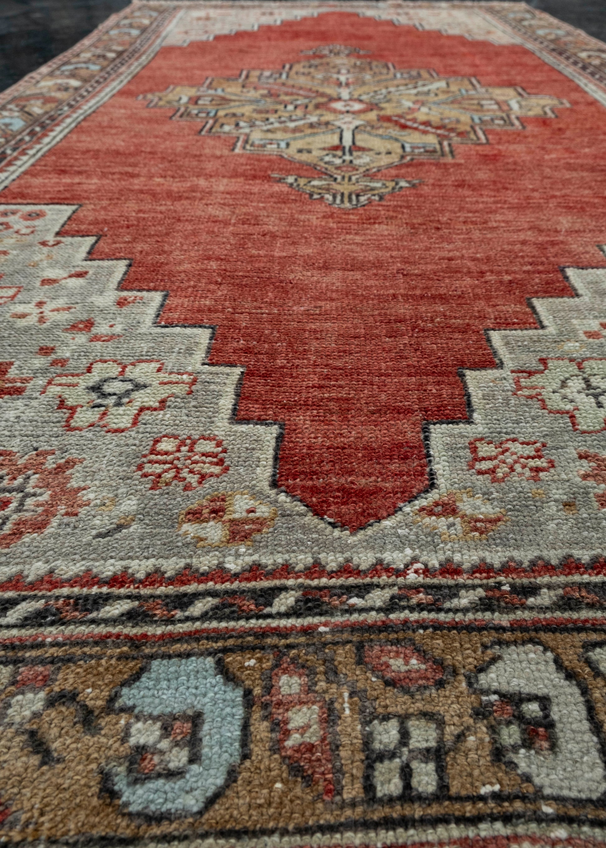 Turkish Vintage Rug 3'7" x 6'8" #17108