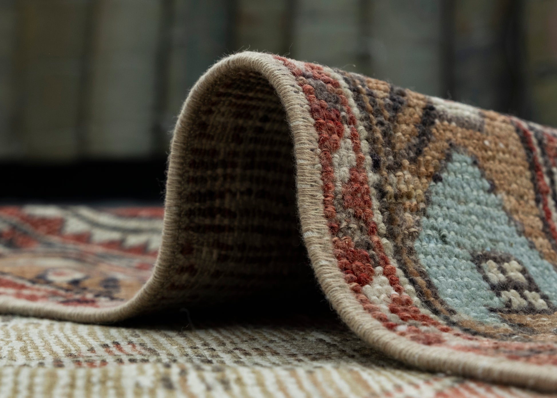 Turkish Vintage Rug 3'7" x 6'8" #17108