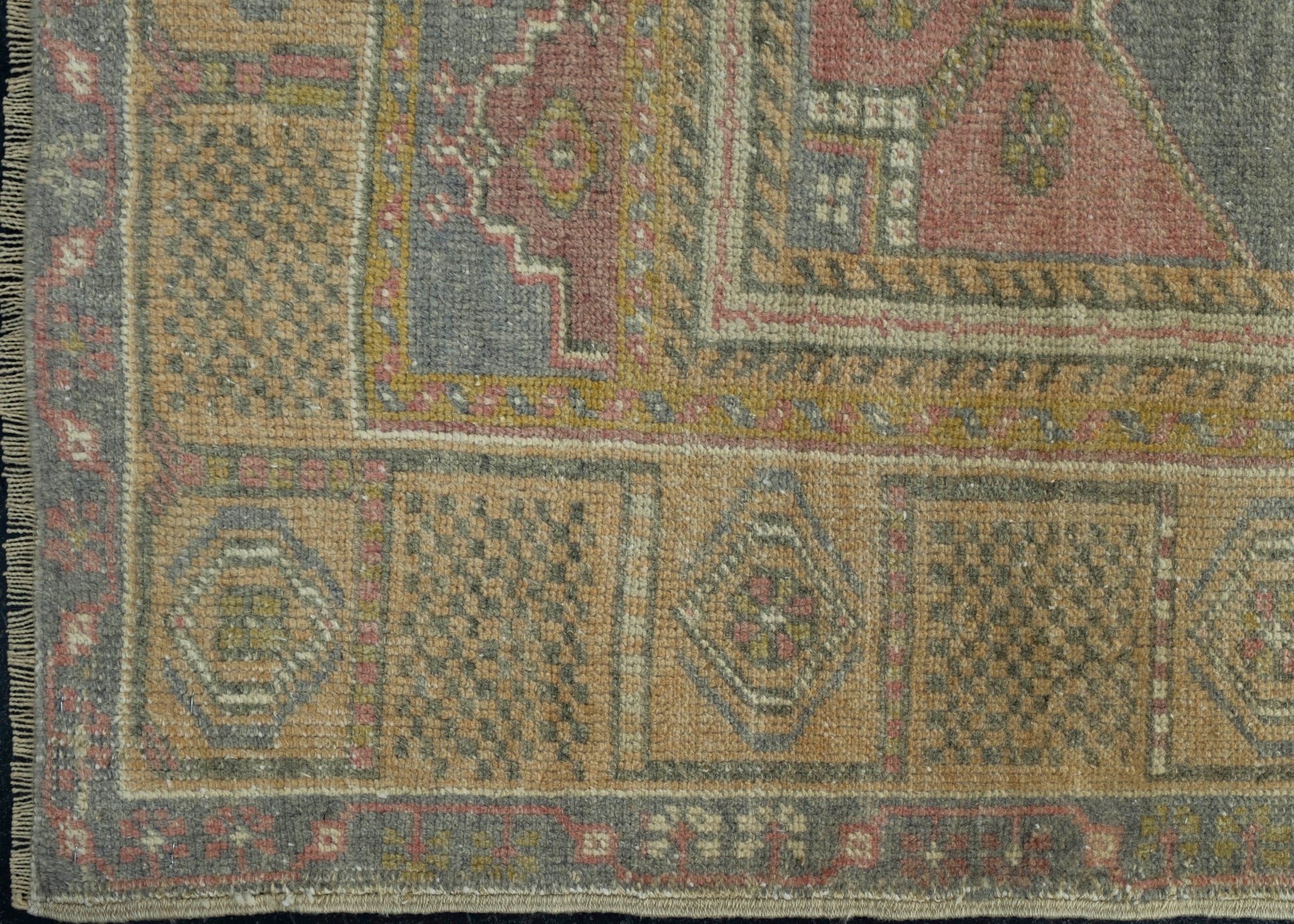 Turkish Vintage Rug 4'3" x 7'1" #17109