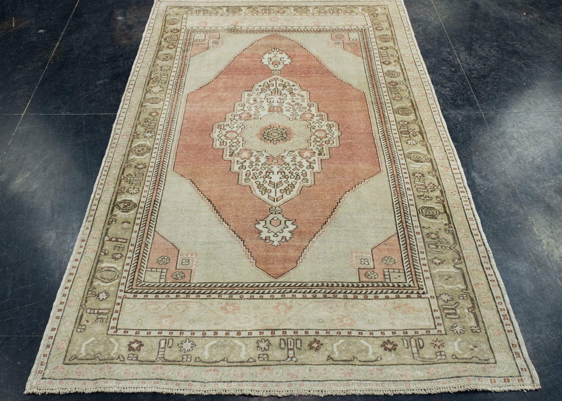 Turkish Vintage Rug 4'3" x 6'6" #17504