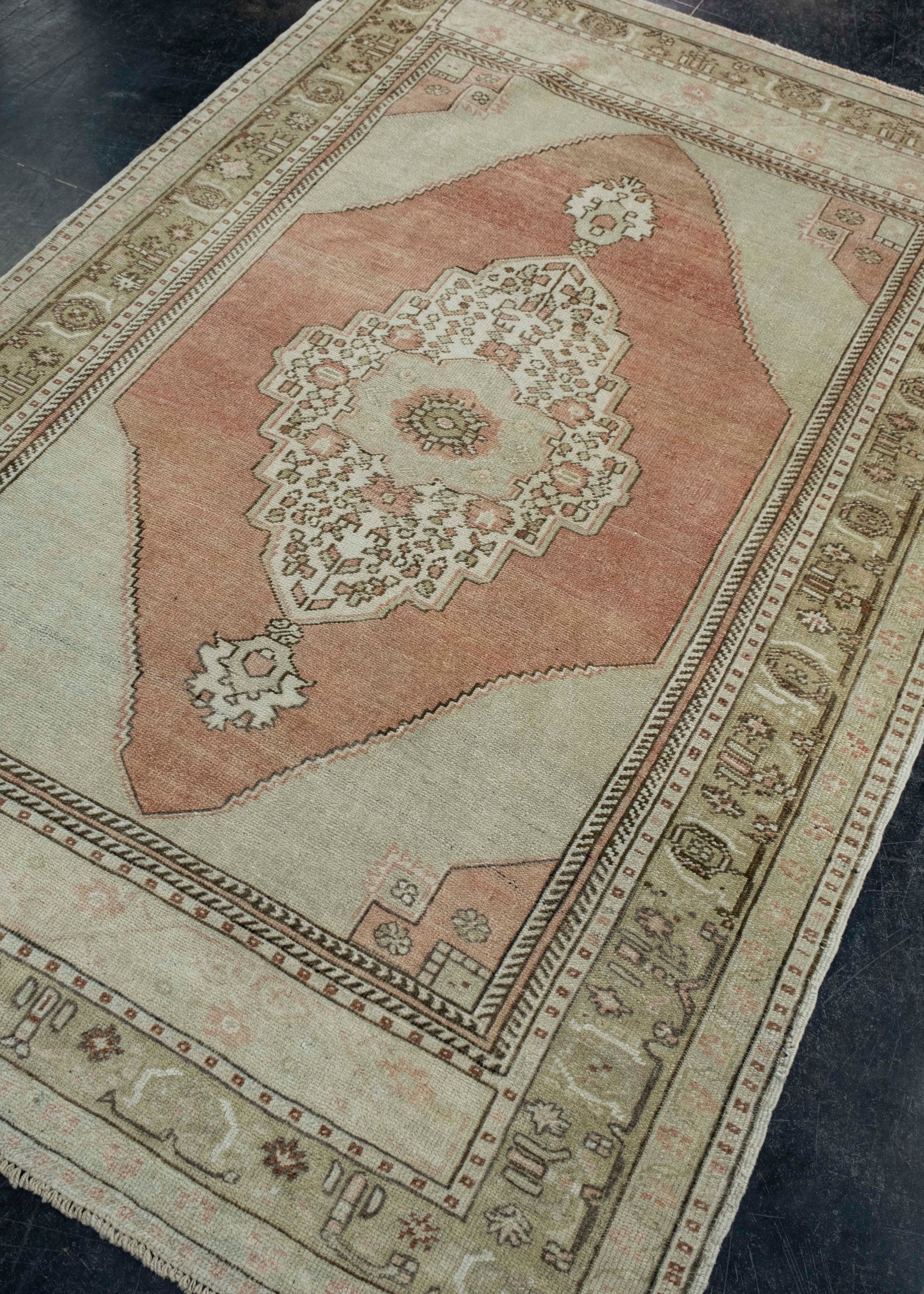 Turkish Vintage Rug 4'3" x 6'6" #17504