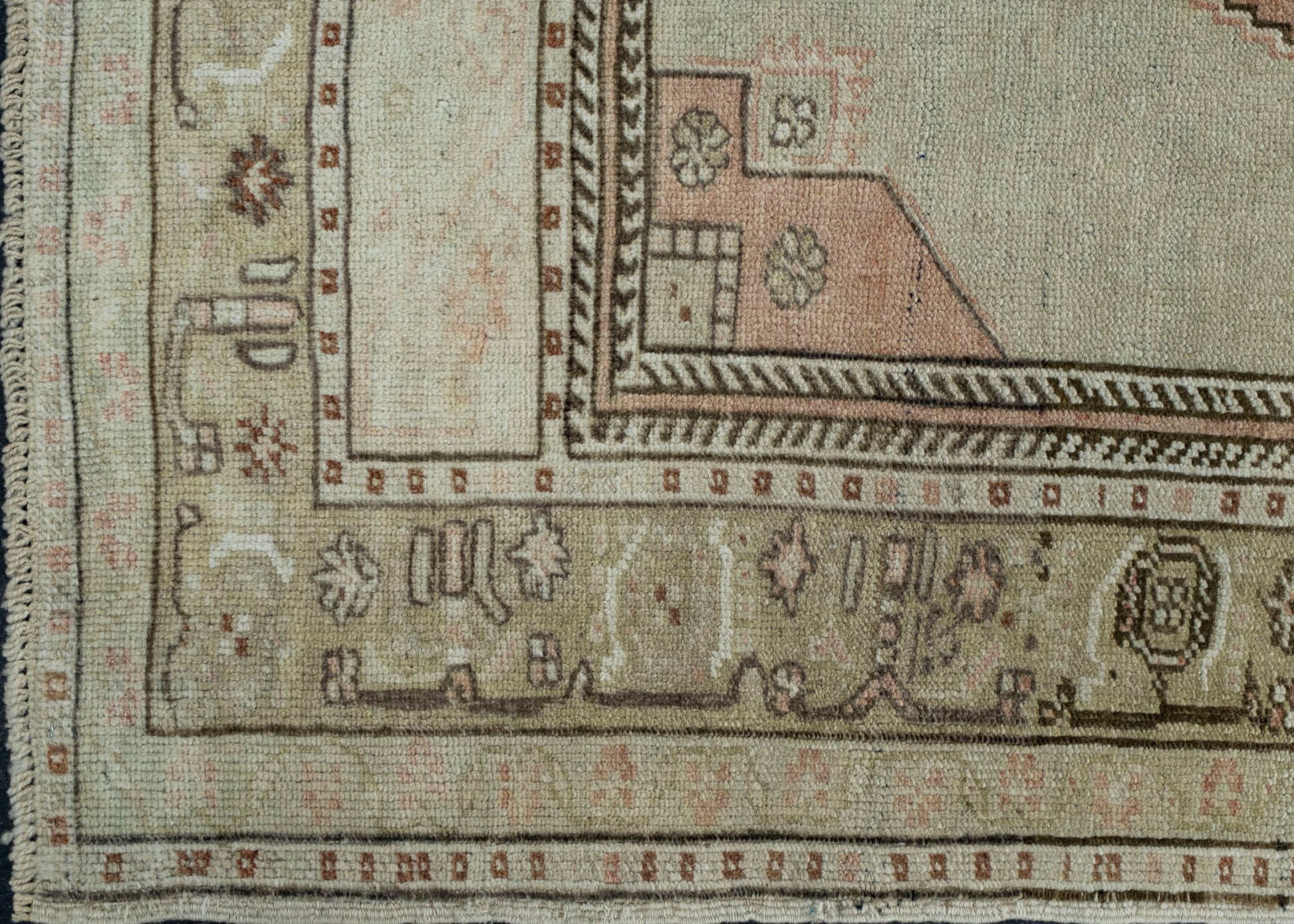 Turkish Vintage Rug 4'3" x 6'6" #17504