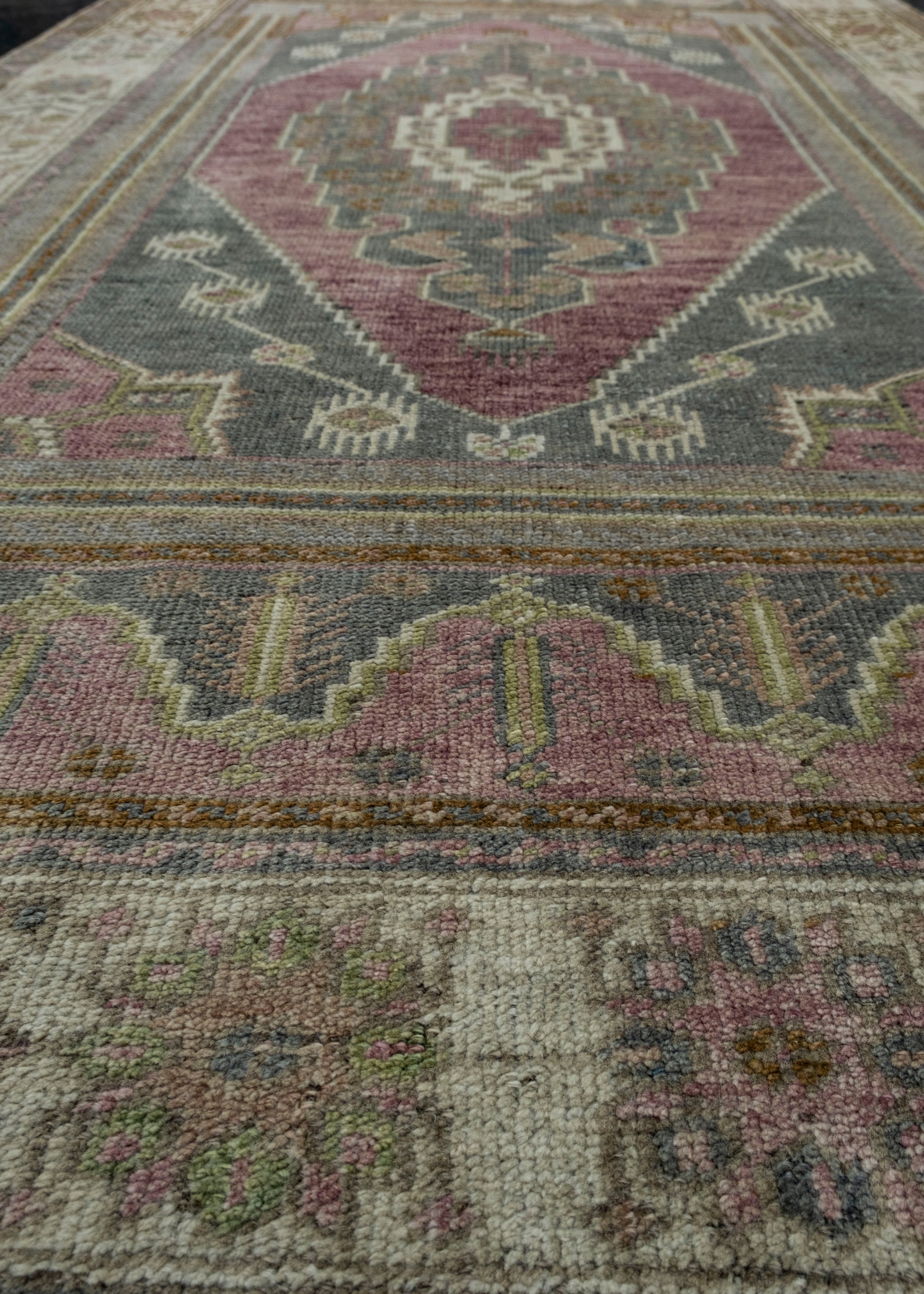 Turkish Vintage Rug 3'9" x 6'4" #17811
