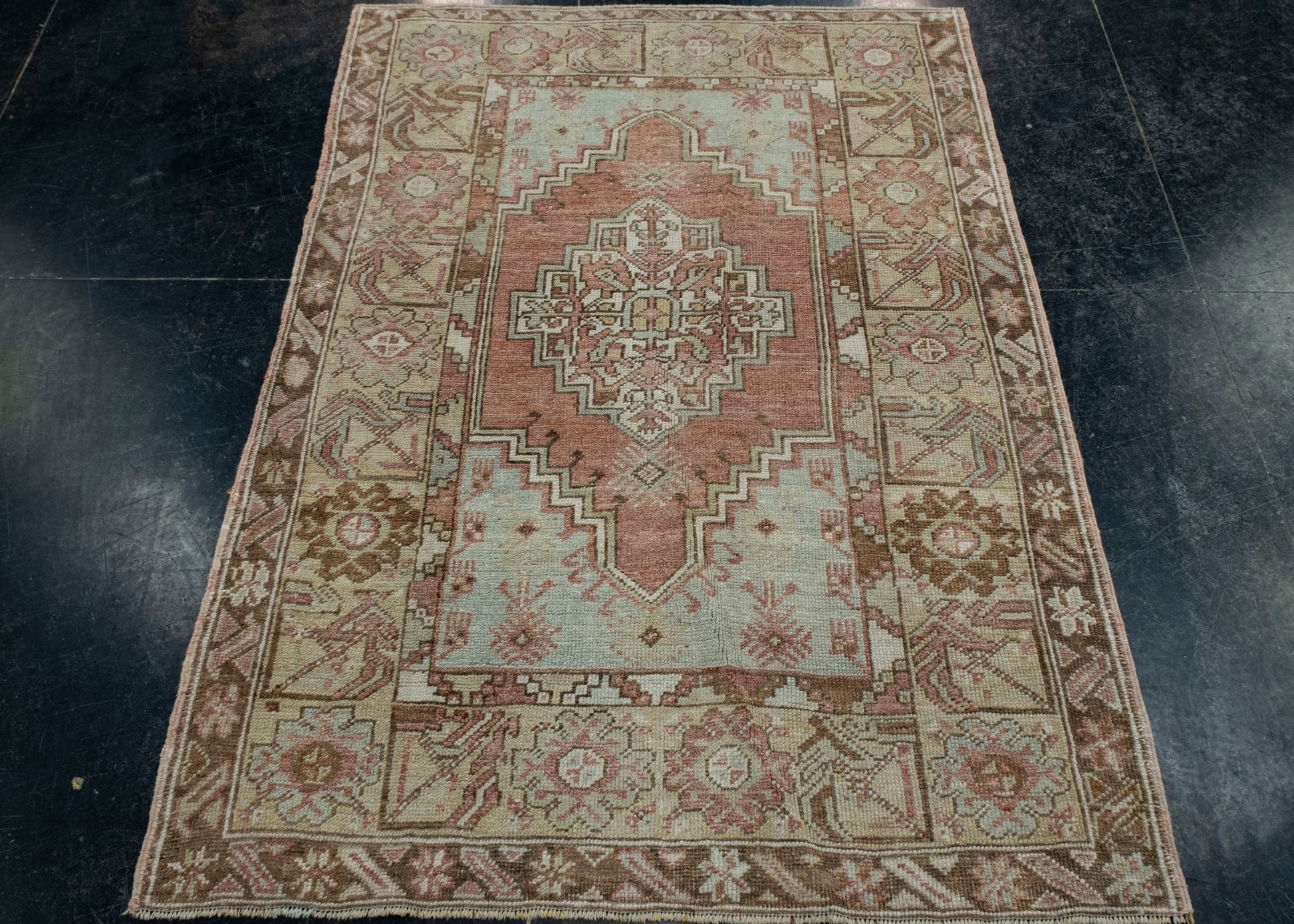 Turkish Anatolian Rug 3'6" x 4'11" #18054