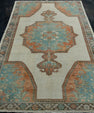 Turkish Vintage Rug 4'7" x 7'8" #17955