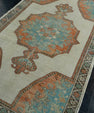 Turkish Vintage Rug 4'7" x 7'8" #17955