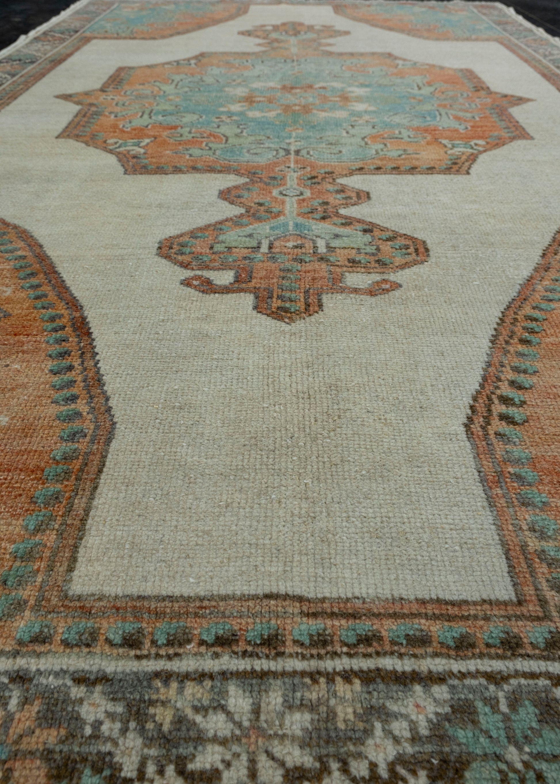 Turkish Vintage Rug 4'7" x 7'8" #17955